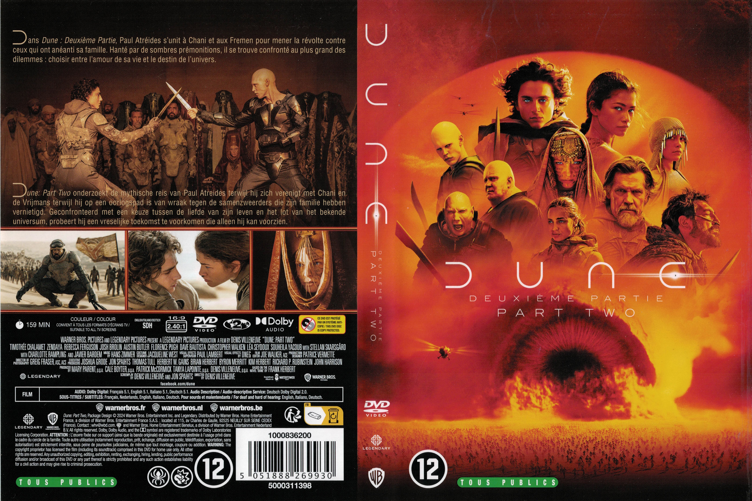 Jaquette DVD Dune 2