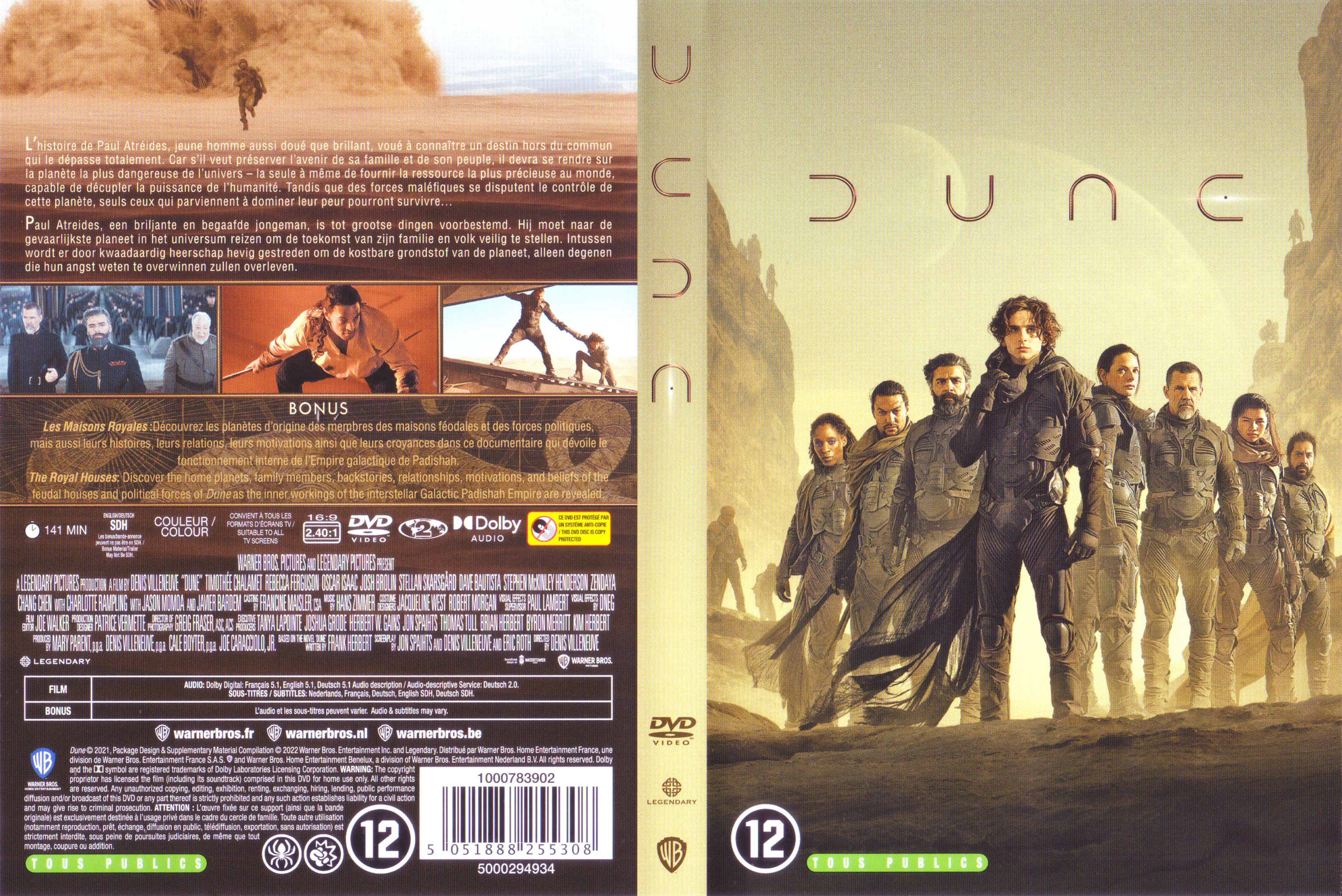 Jaquette DVD Dune (2021)