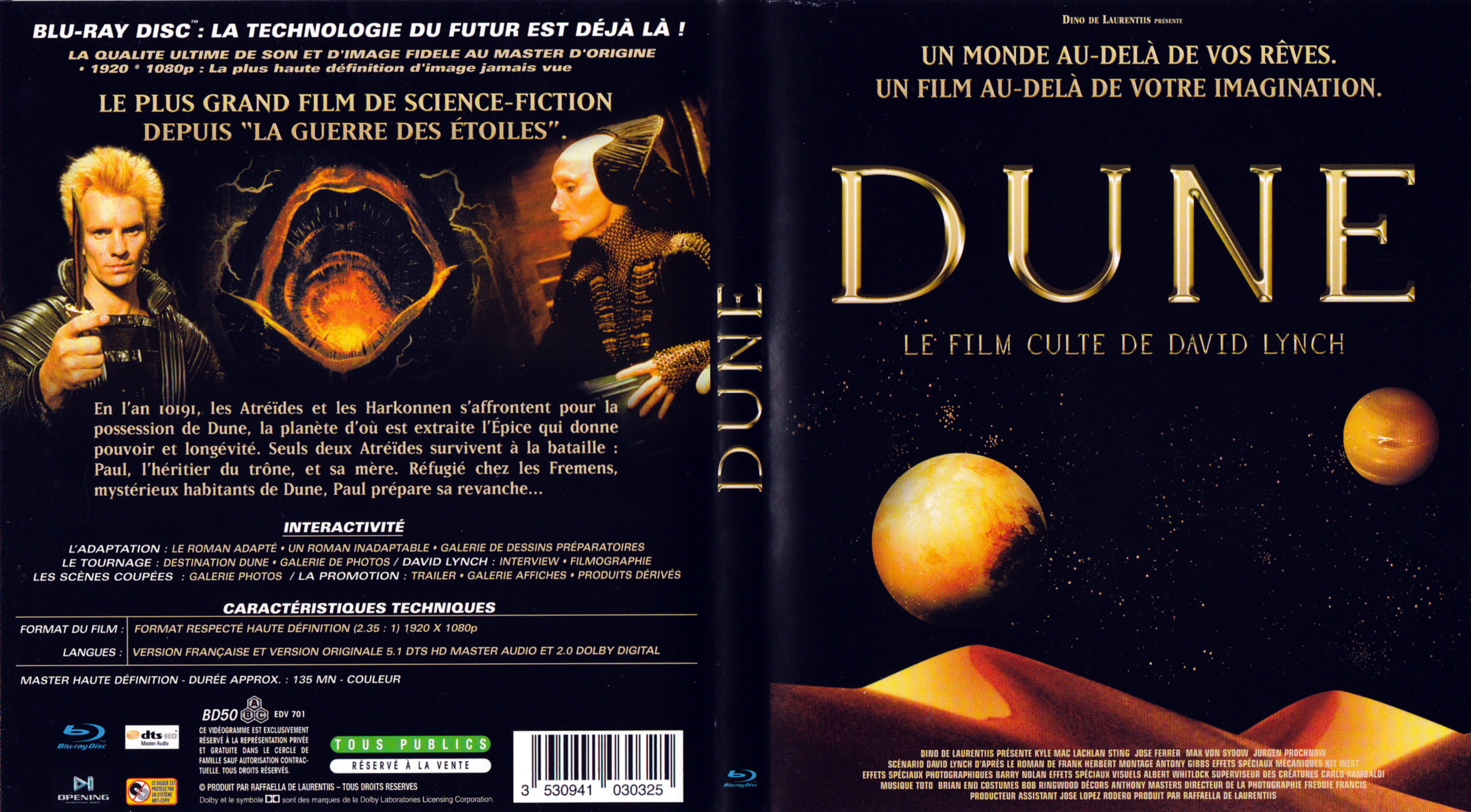 Jaquette DVD Dune (BLU-RAY)