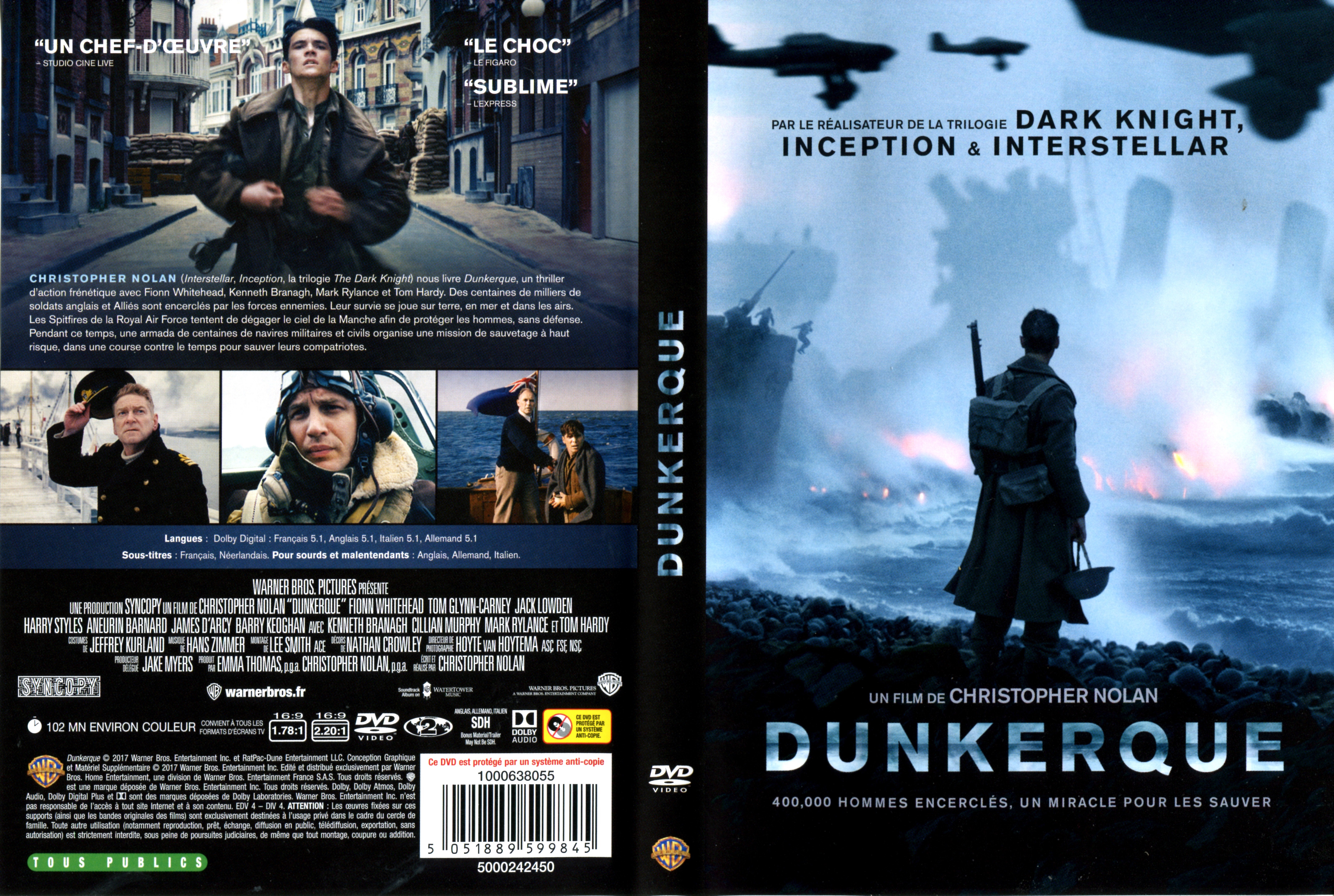 Jaquette DVD Dunkerque