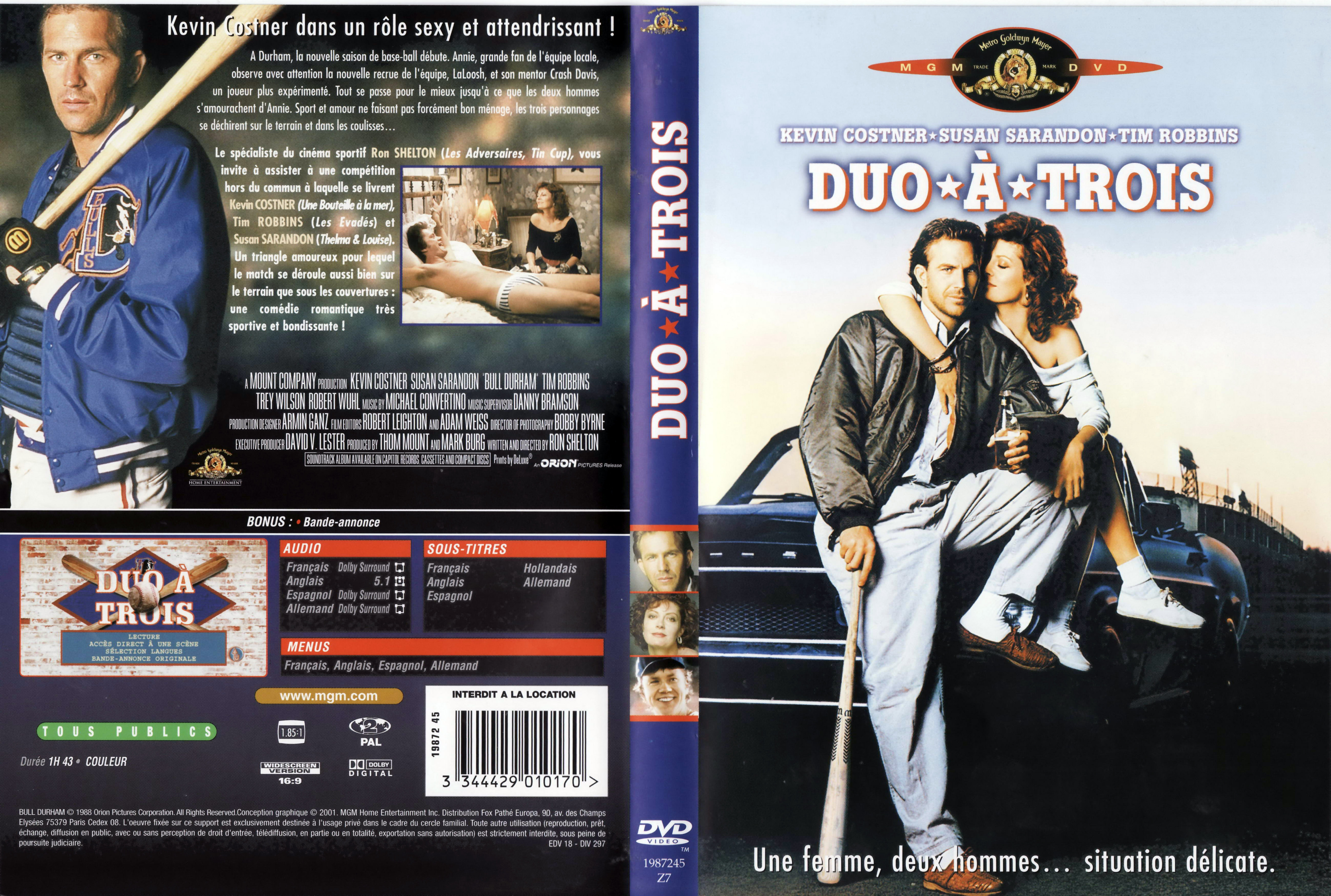 Jaquette DVD Duo  trois