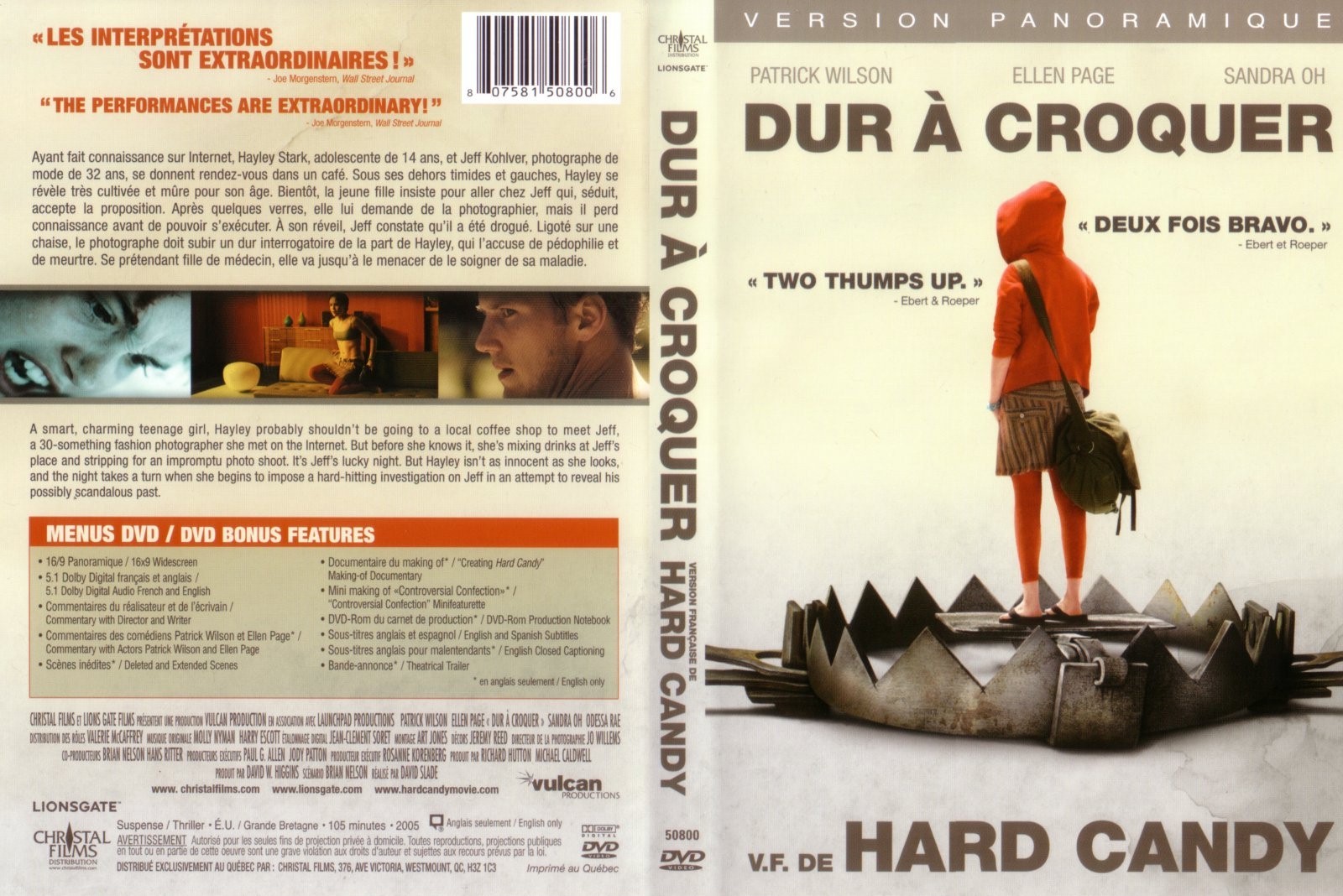 Jaquette DVD Dur  croquer