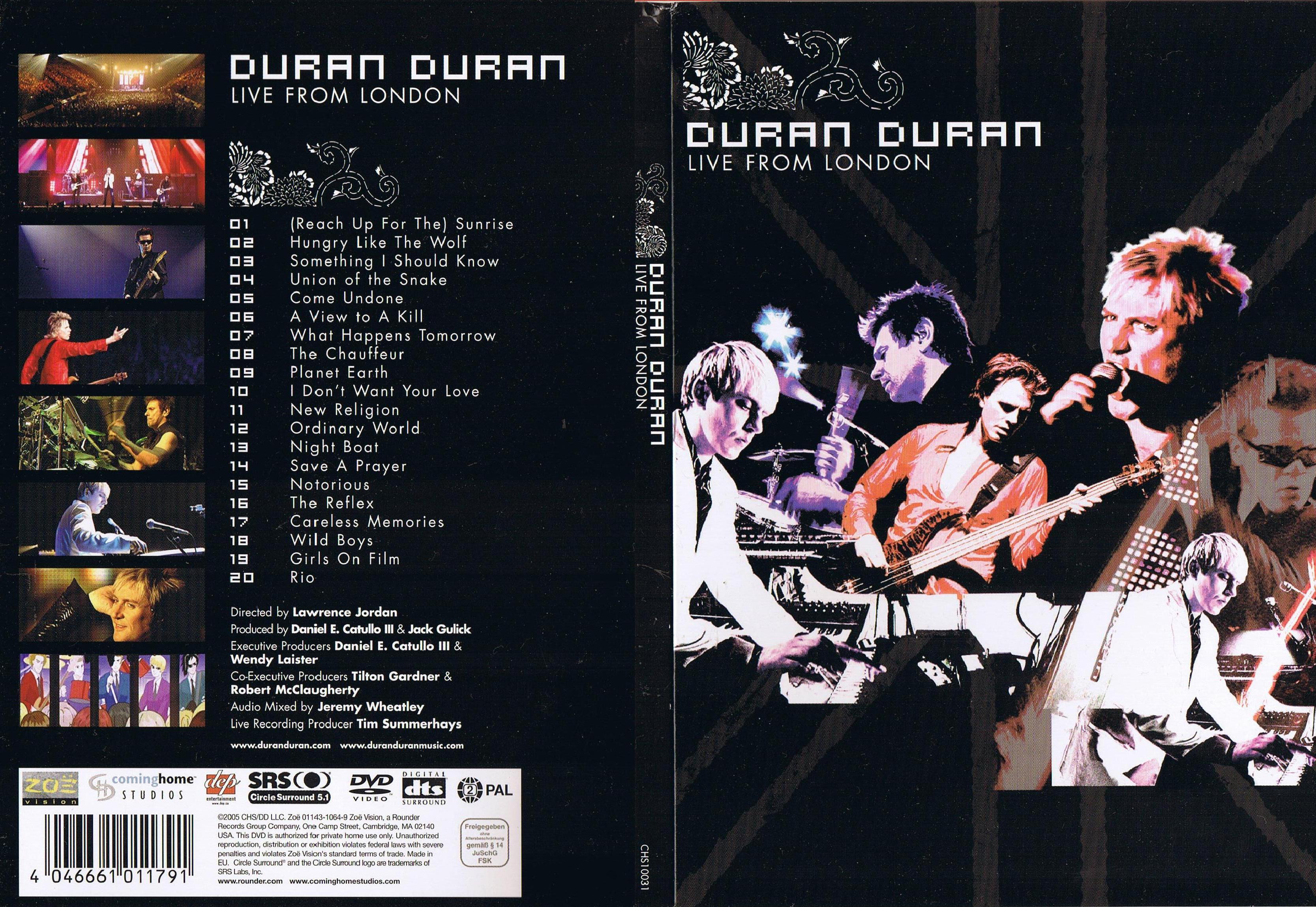 Jaquette DVD Duran Duran - Live from London