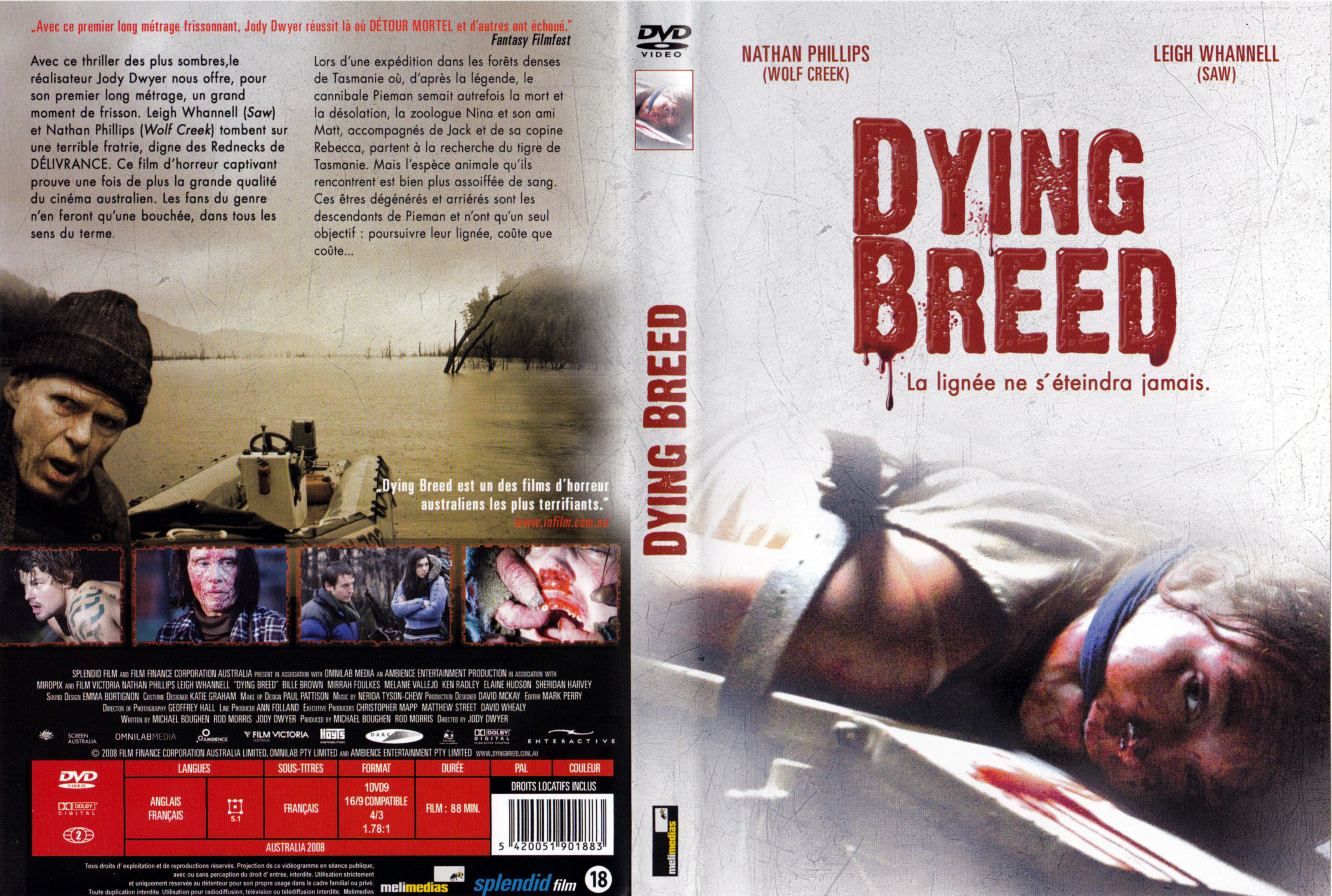 Jaquette DVD Dying Breed 