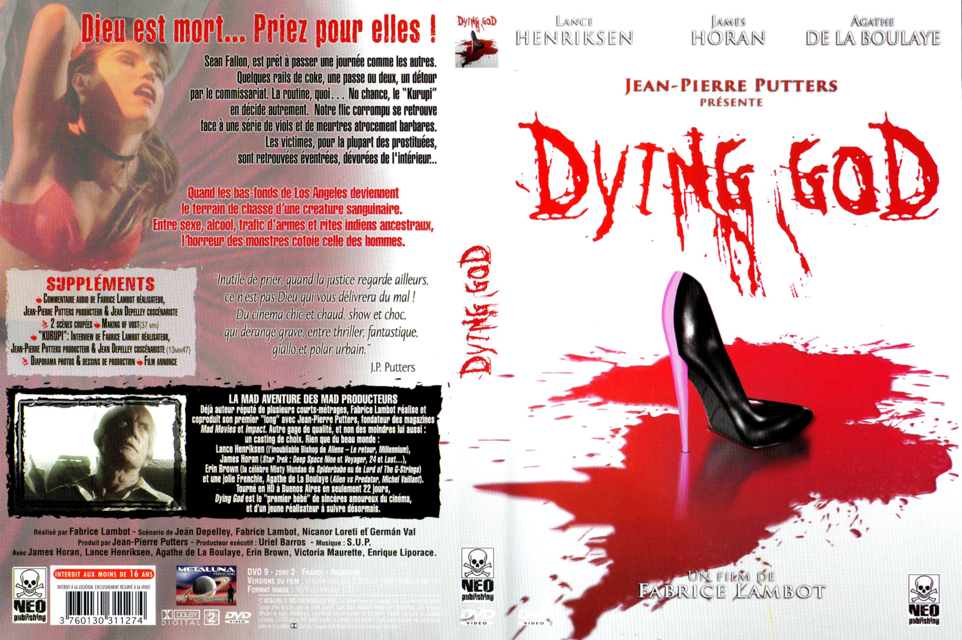 Jaquette DVD Dying god