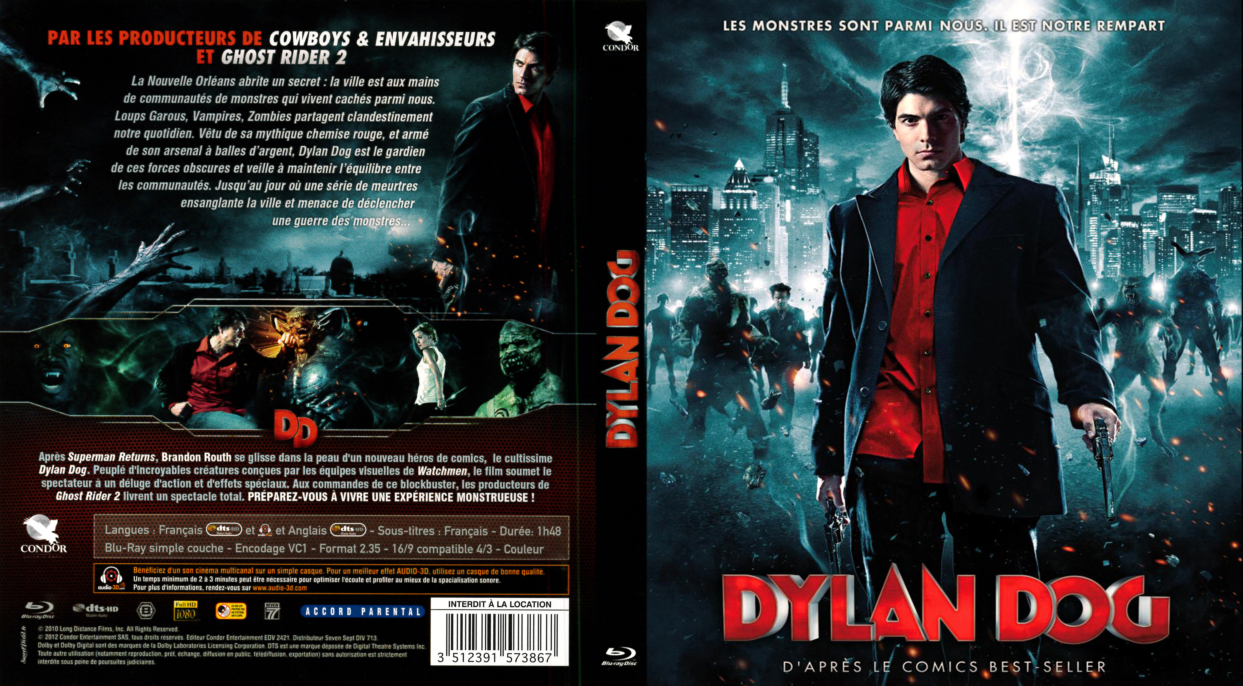 Jaquette DVD Dylan dog (BLU-RAY)