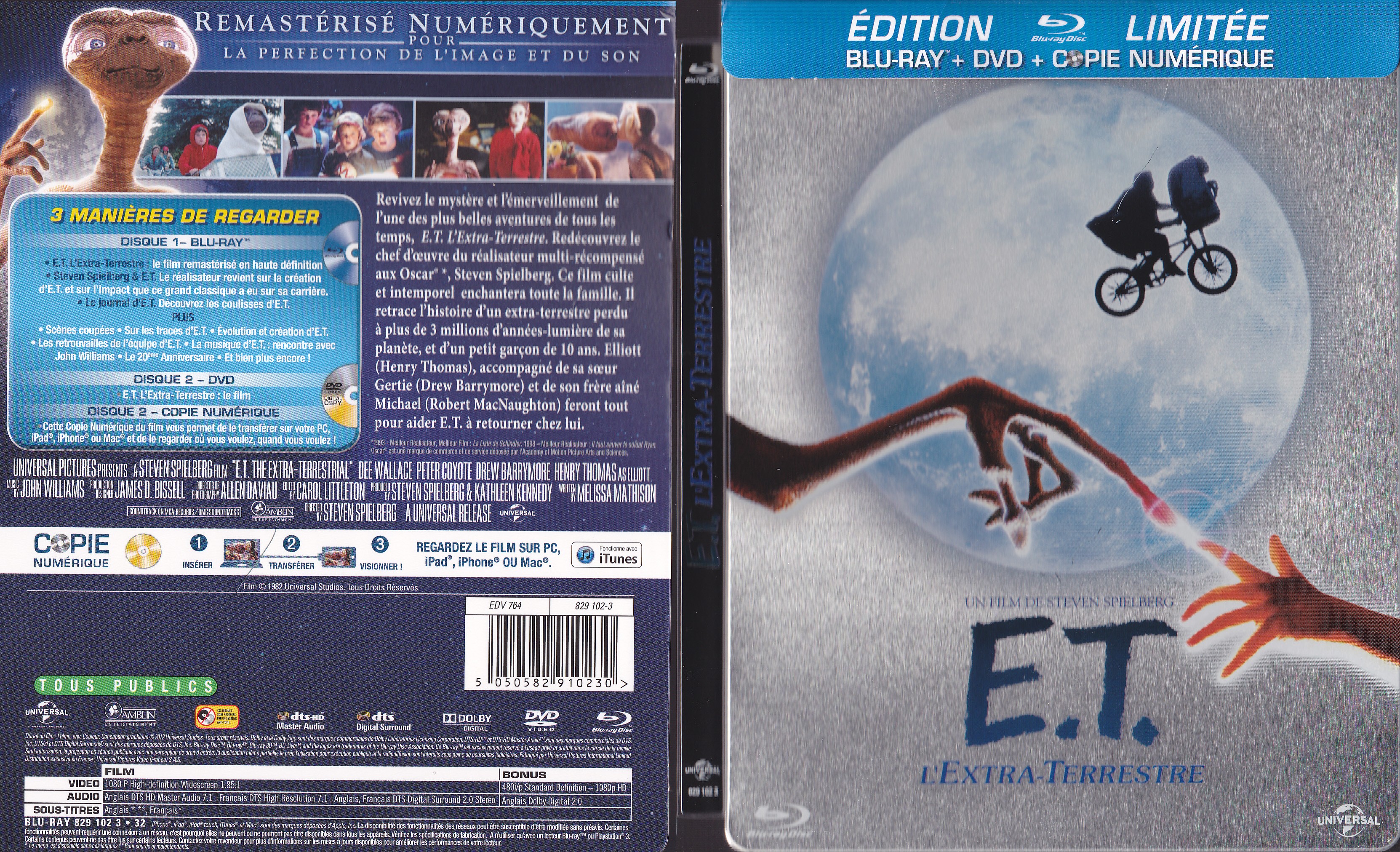 Jaquette DVD E.T. L