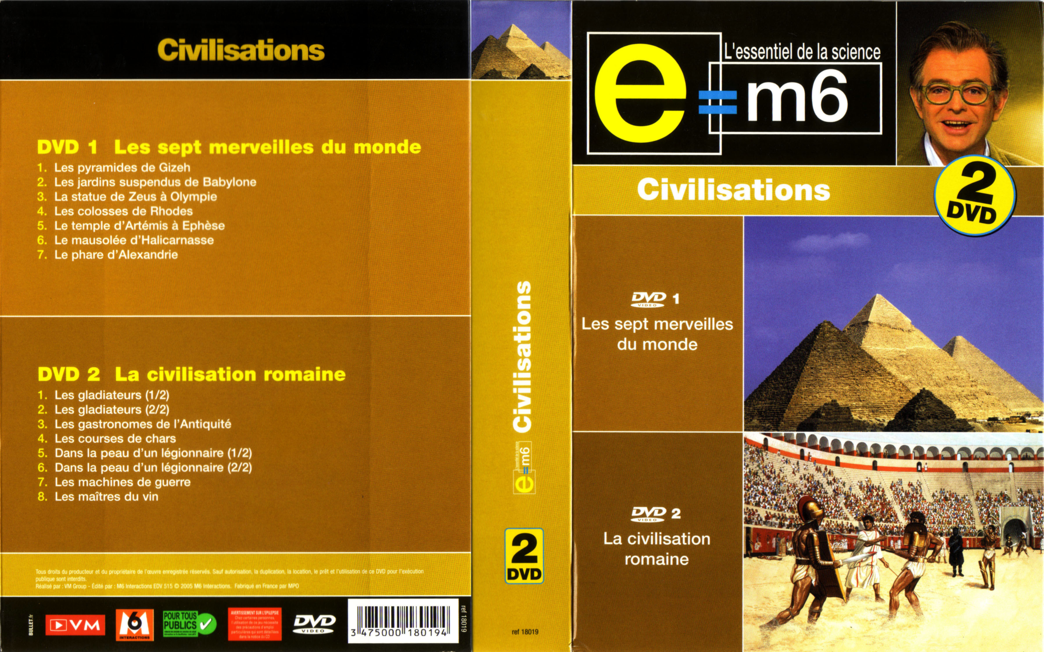 Jaquette DVD E=M6 - Civilisations