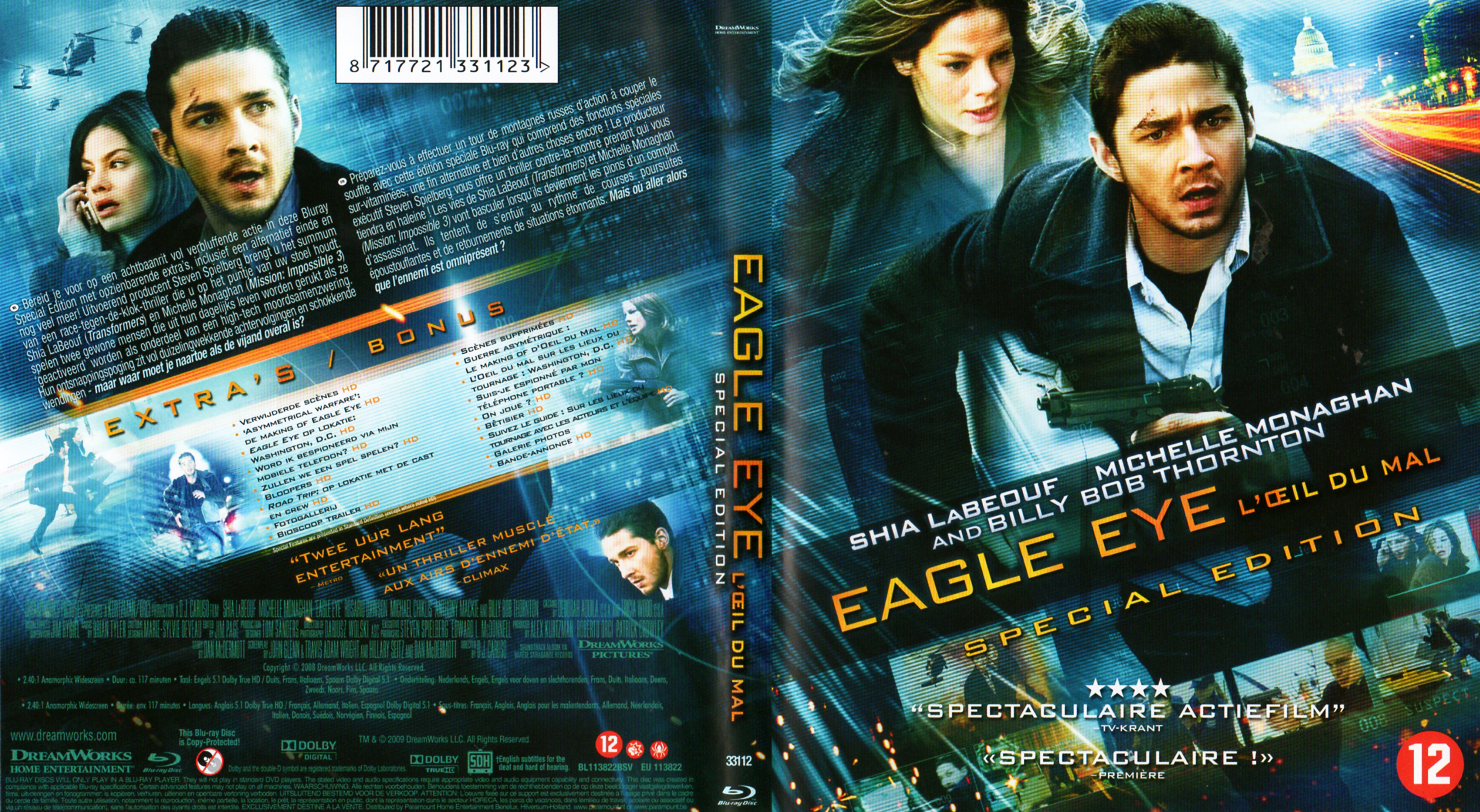 Jaquette DVD Eagle eye - L