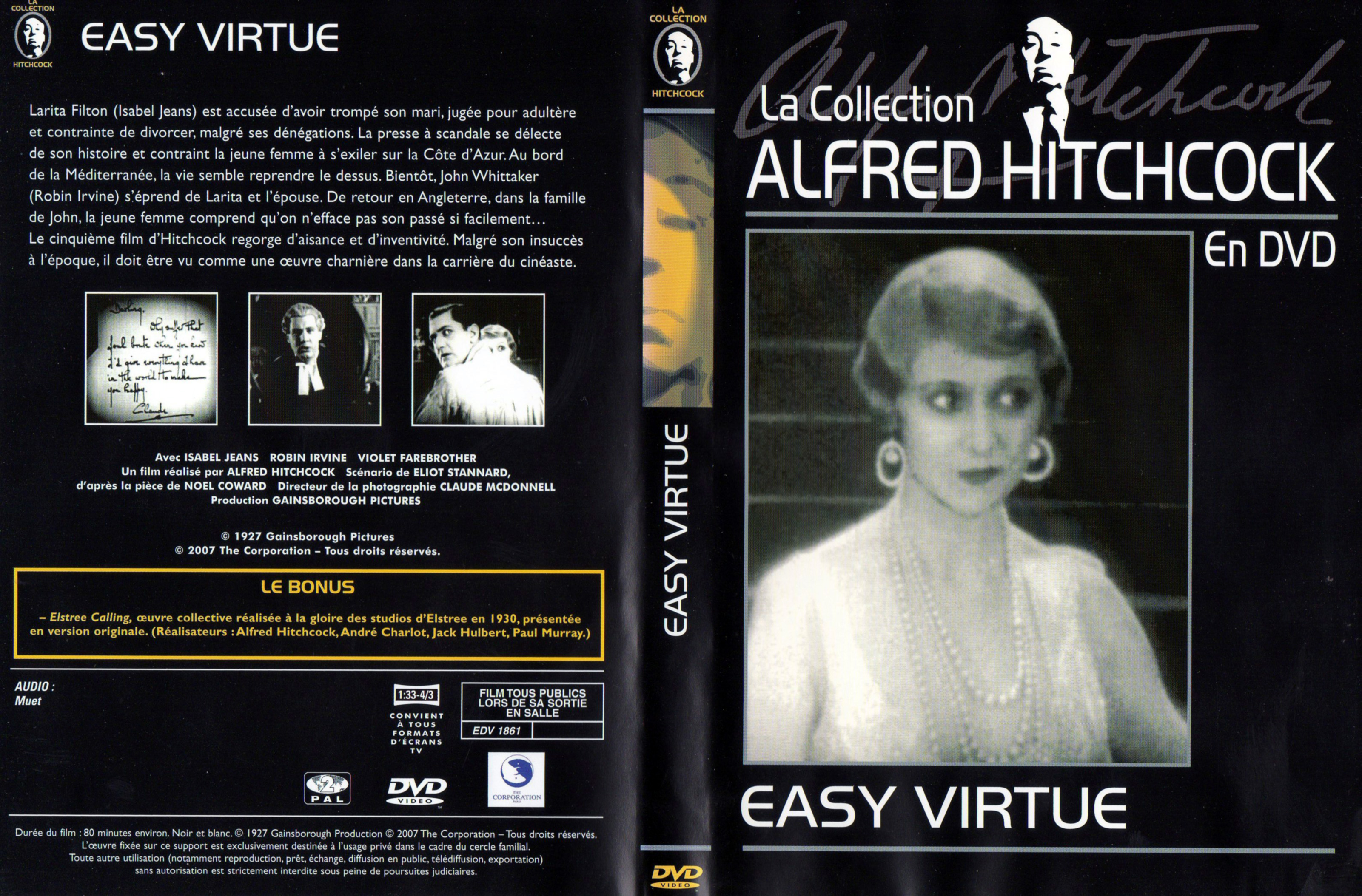 Jaquette DVD Easy Virtue