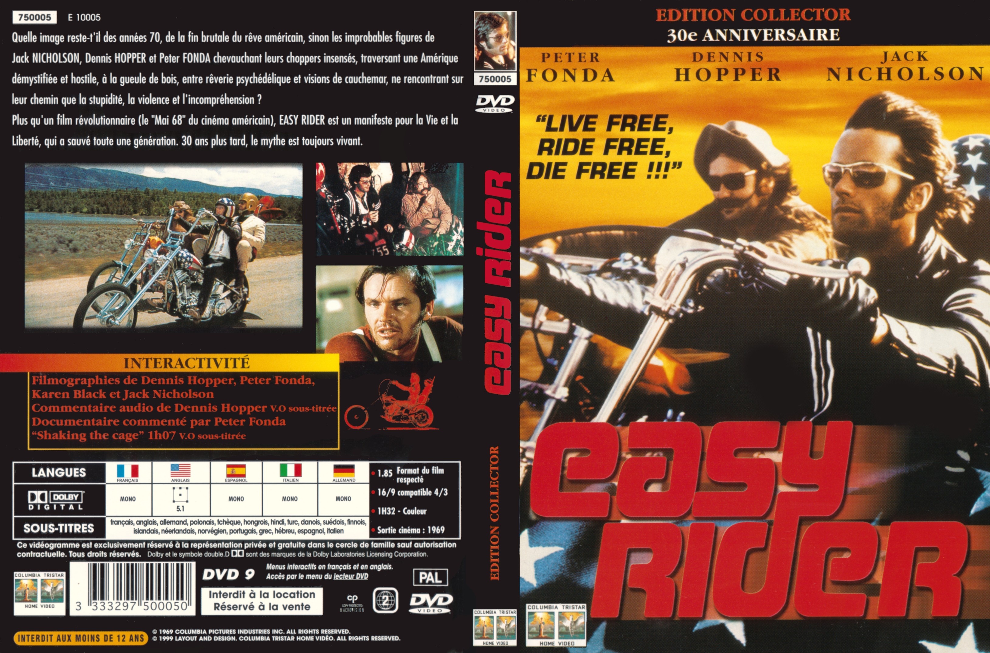 Jaquette DVD Easy rider