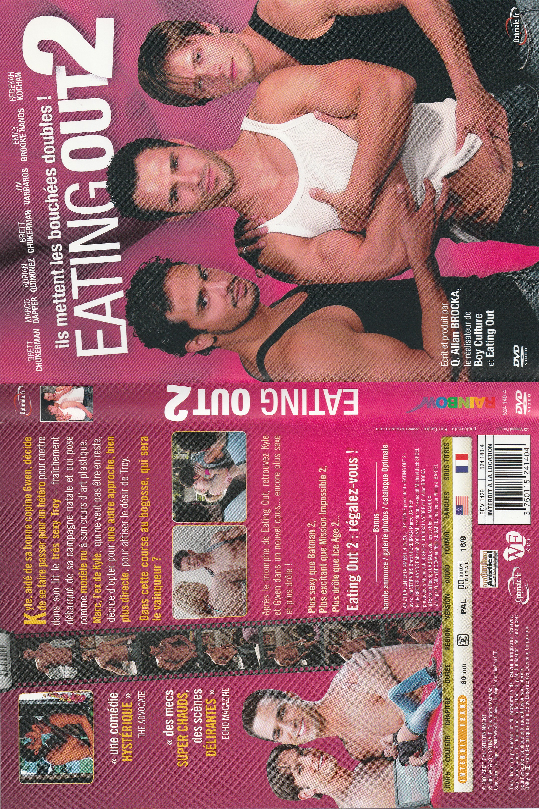 Jaquette DVD Eating out 2