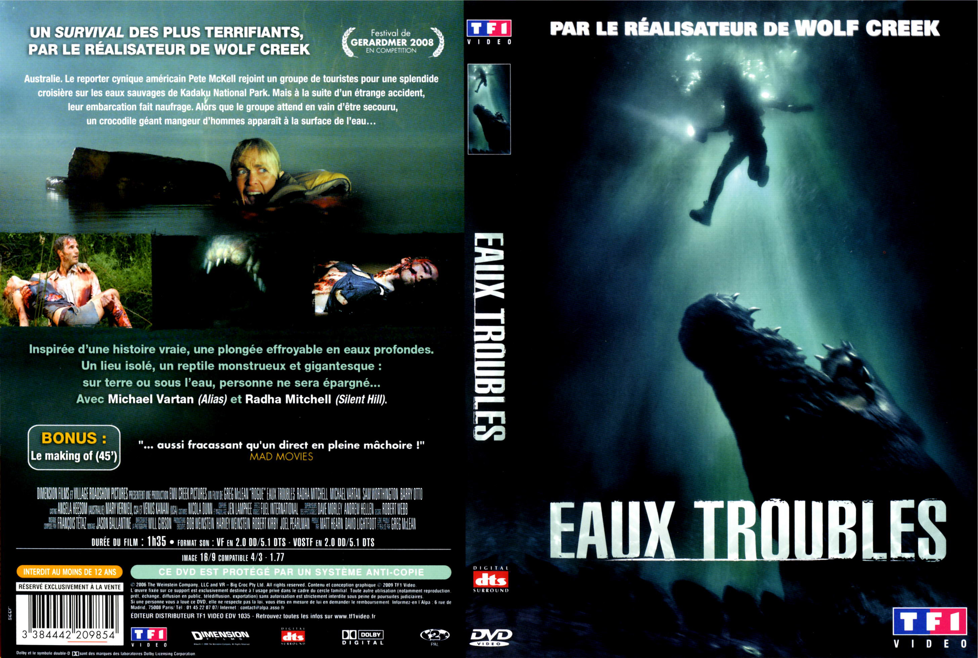 Jaquette DVD Eaux troubles (2006)