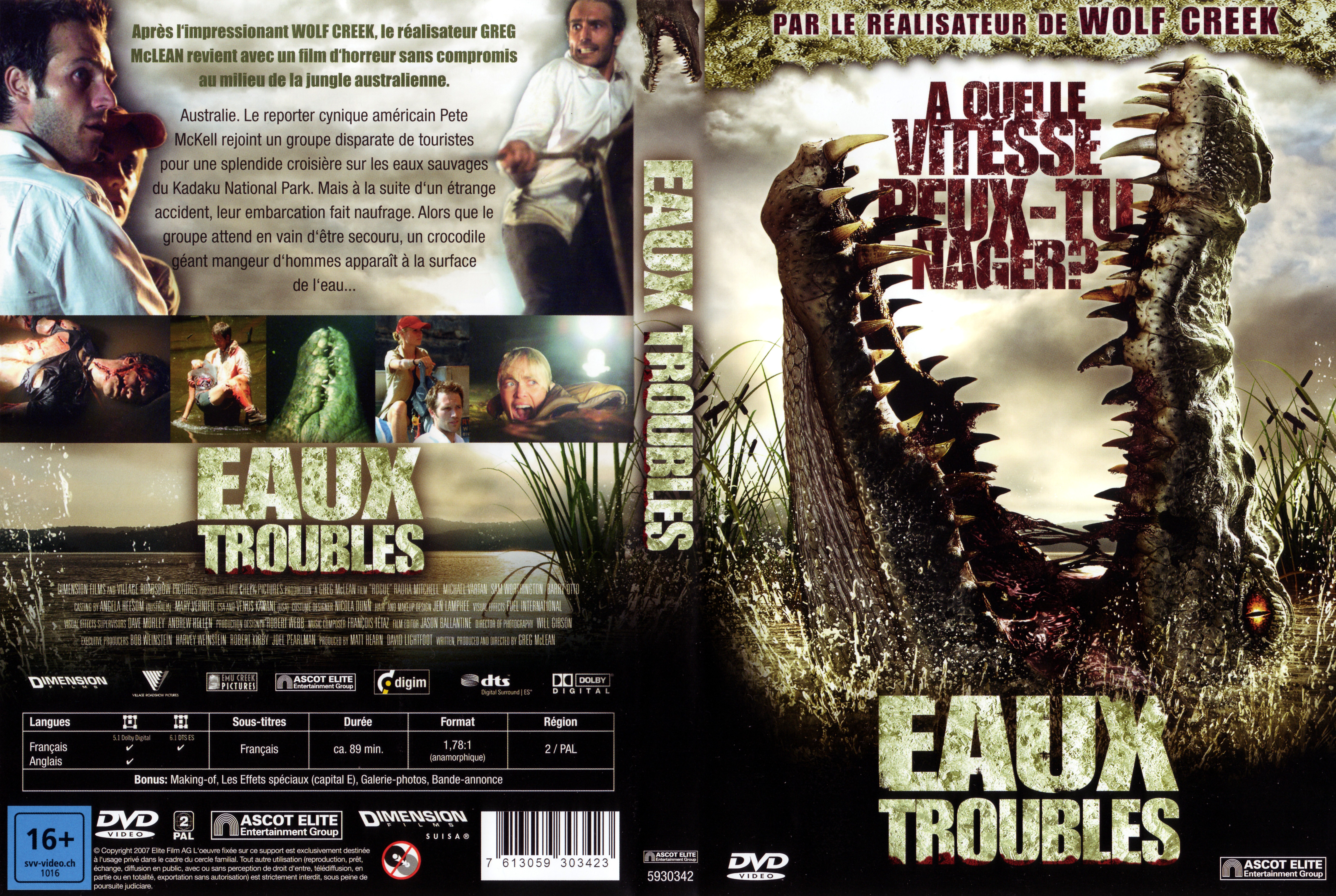 Jaquette DVD Eaux troubles (2006) v2
