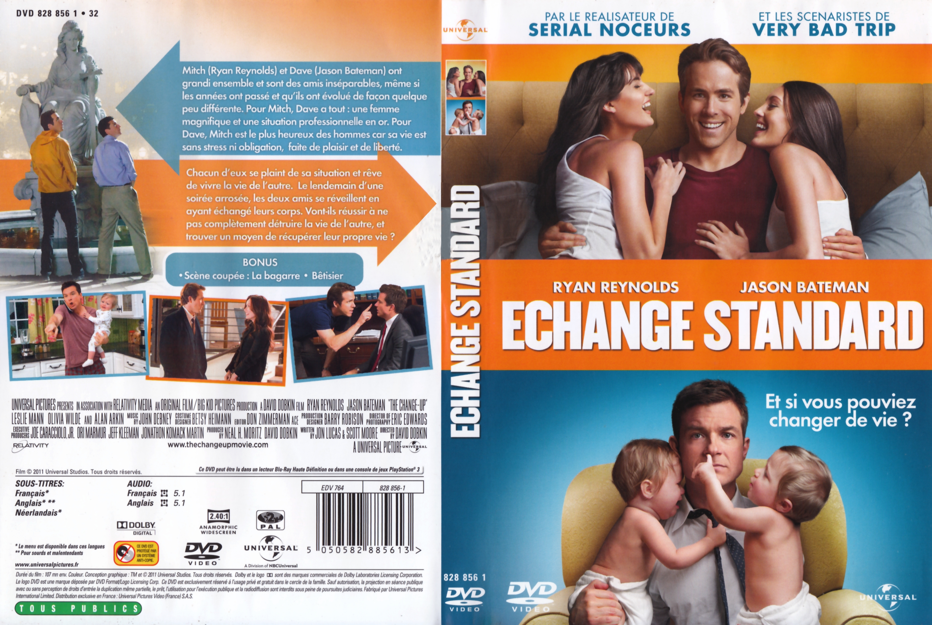 Jaquette DVD Echange standard
