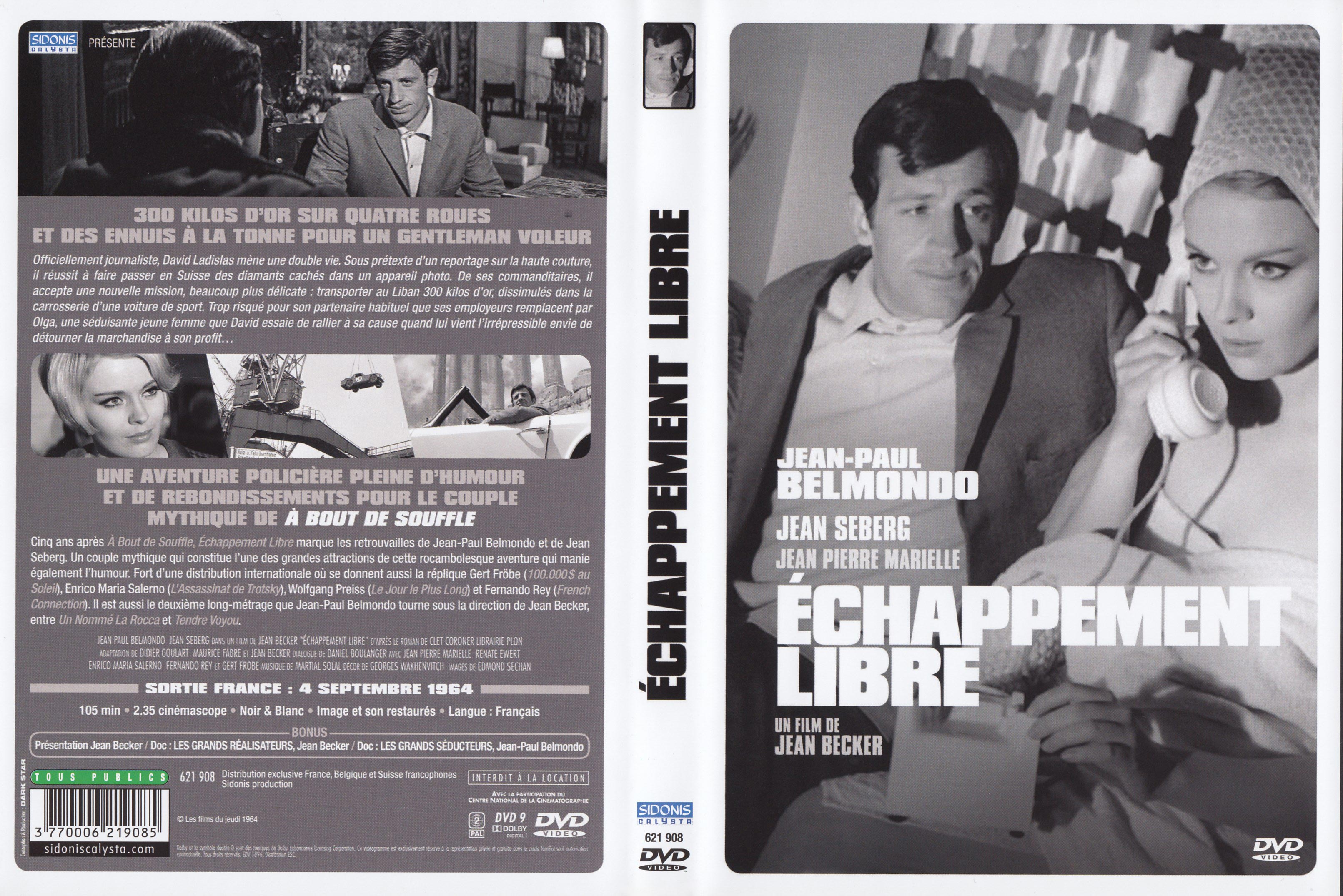 Jaquette DVD Echappement libre