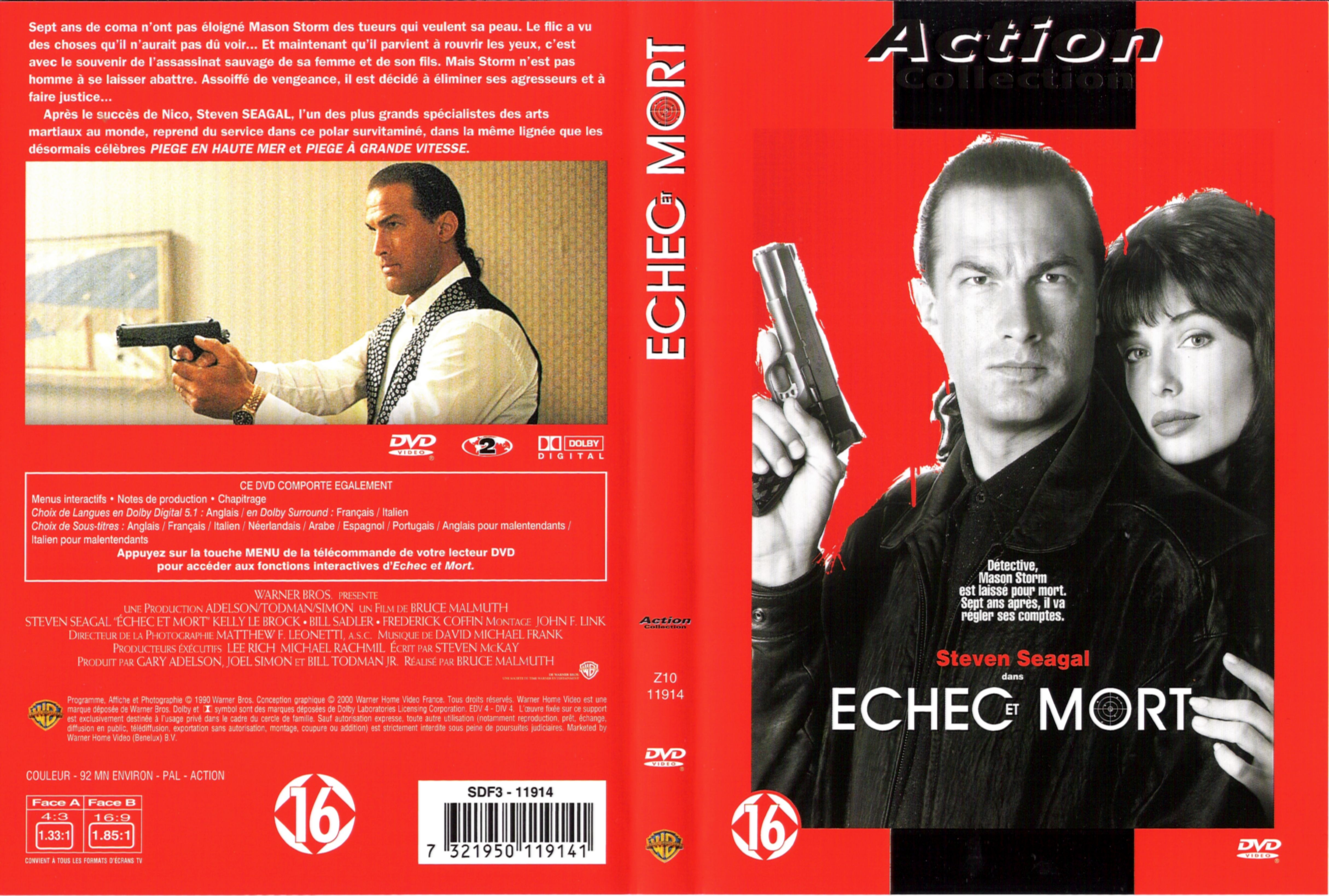 Jaquette DVD Echec et mort