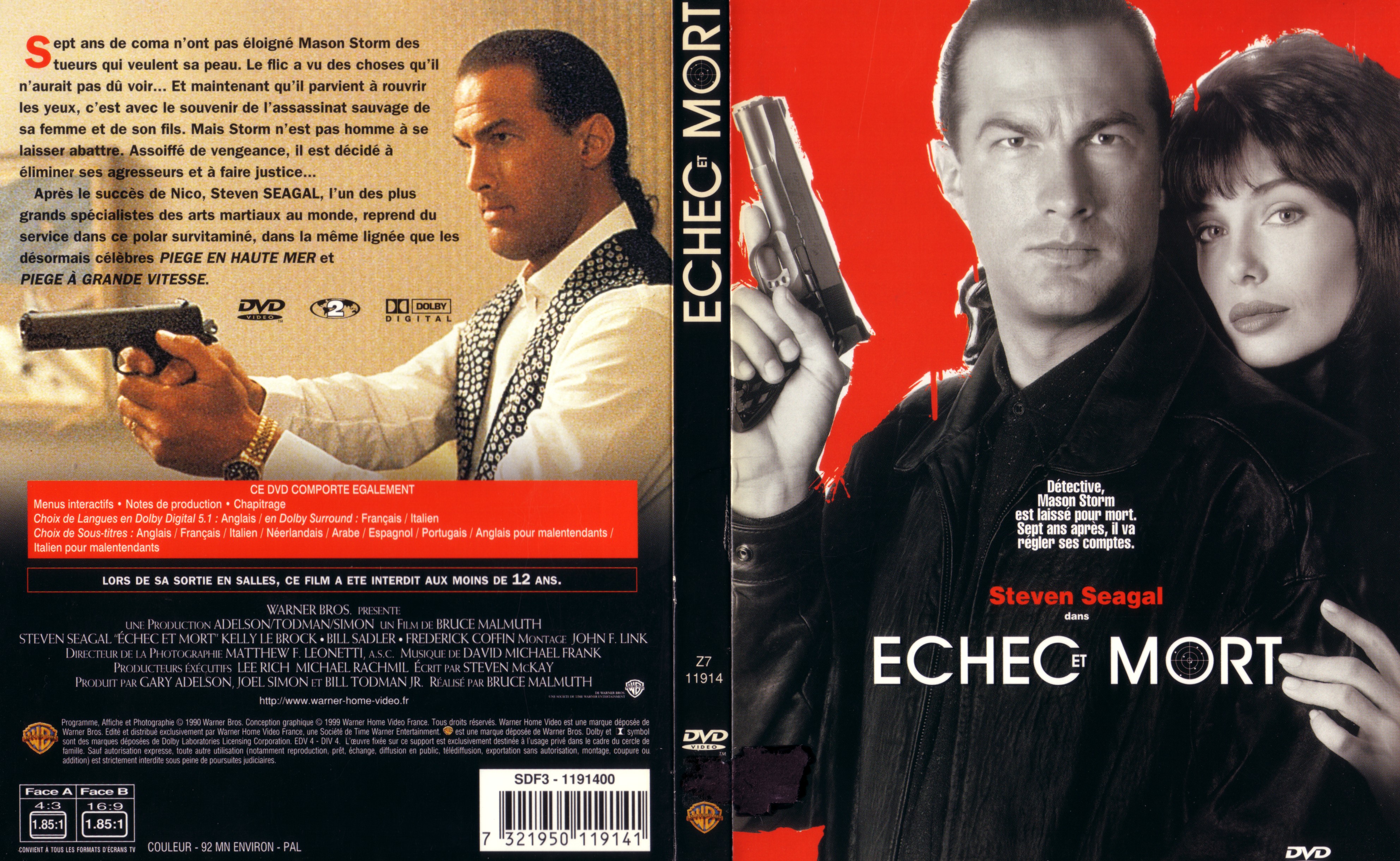 Jaquette DVD Echec et mort v2