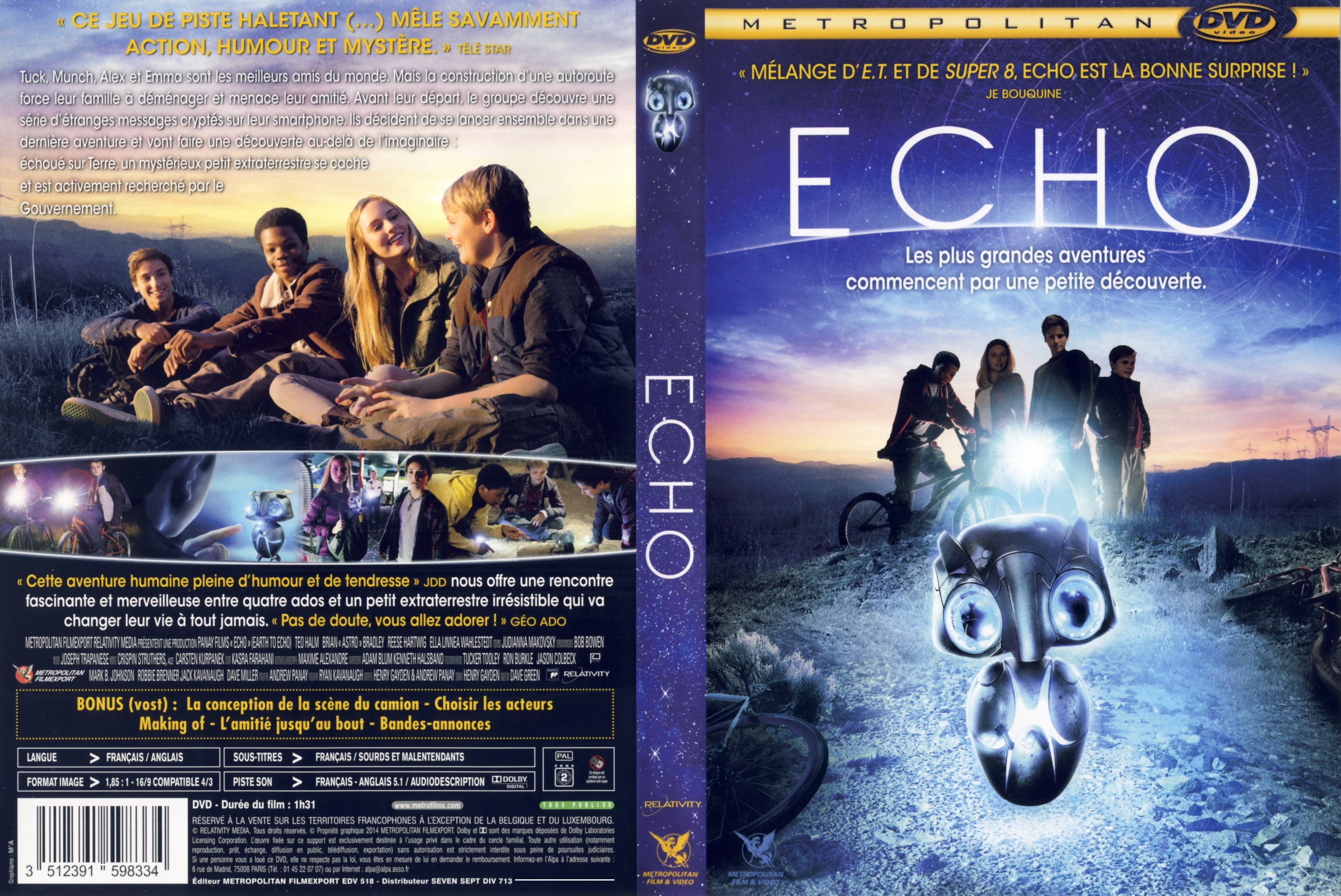Jaquette DVD Echo (2014)