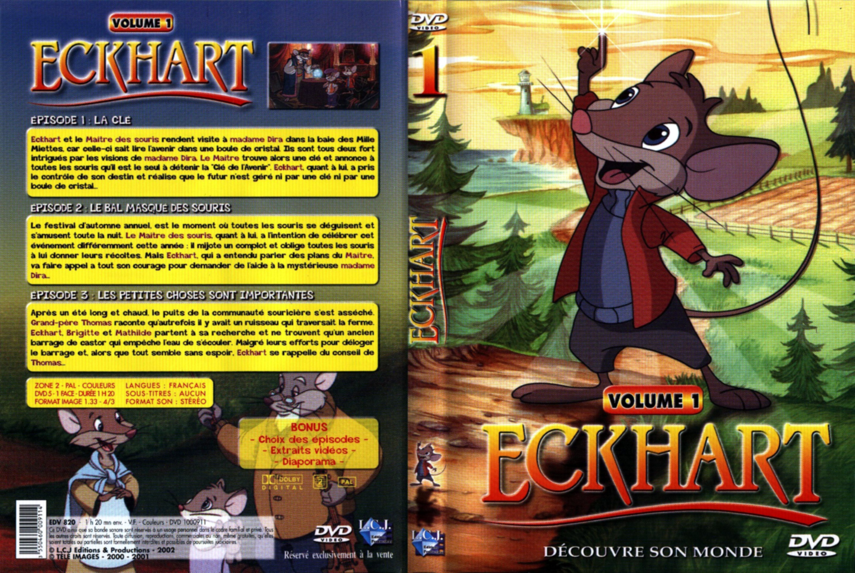 Jaquette DVD Eckhart vol 1