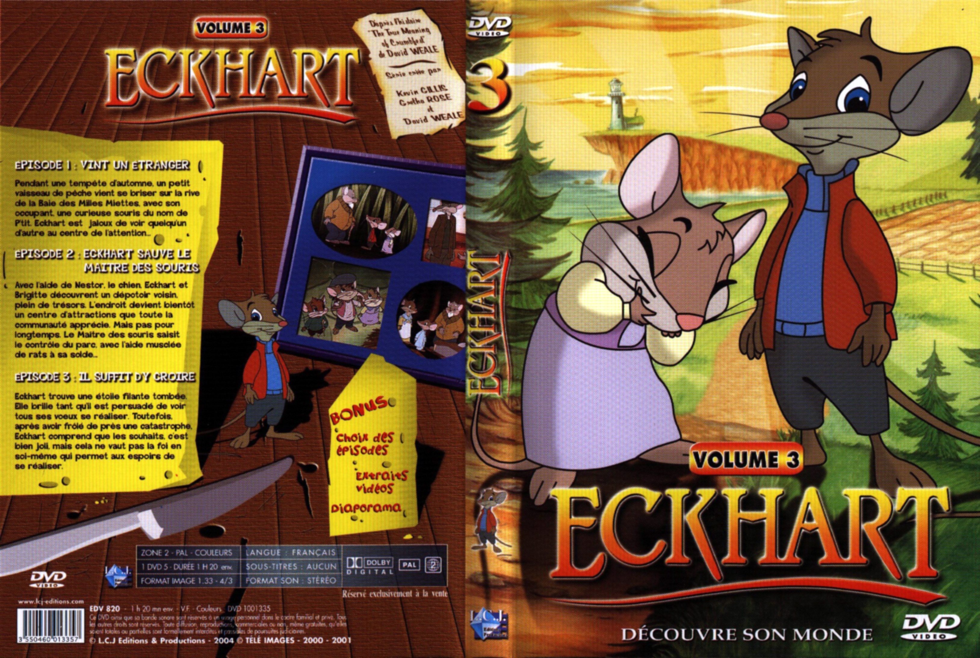 Jaquette DVD Eckhart vol 3