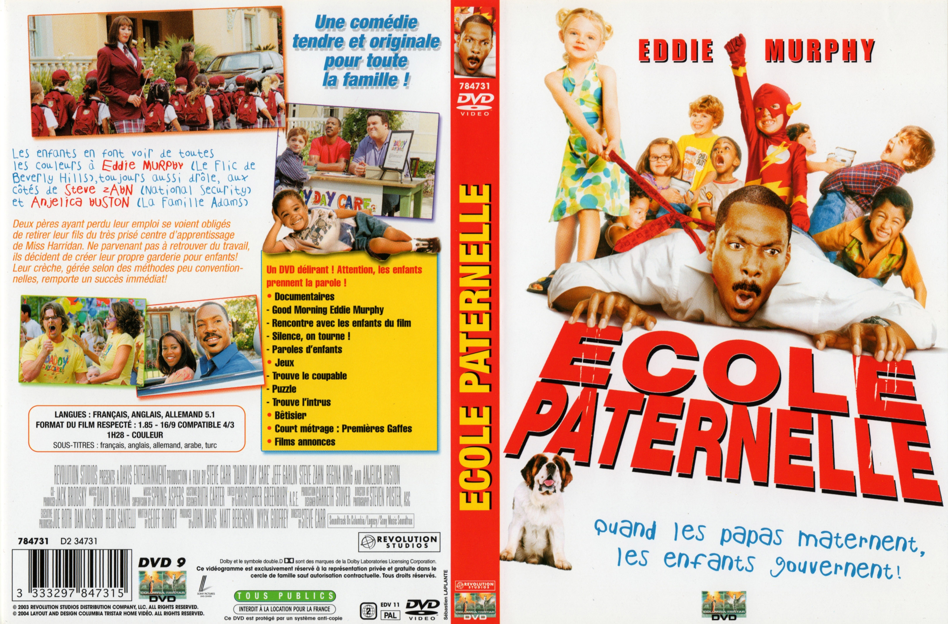 Jaquette DVD Ecole paternelle