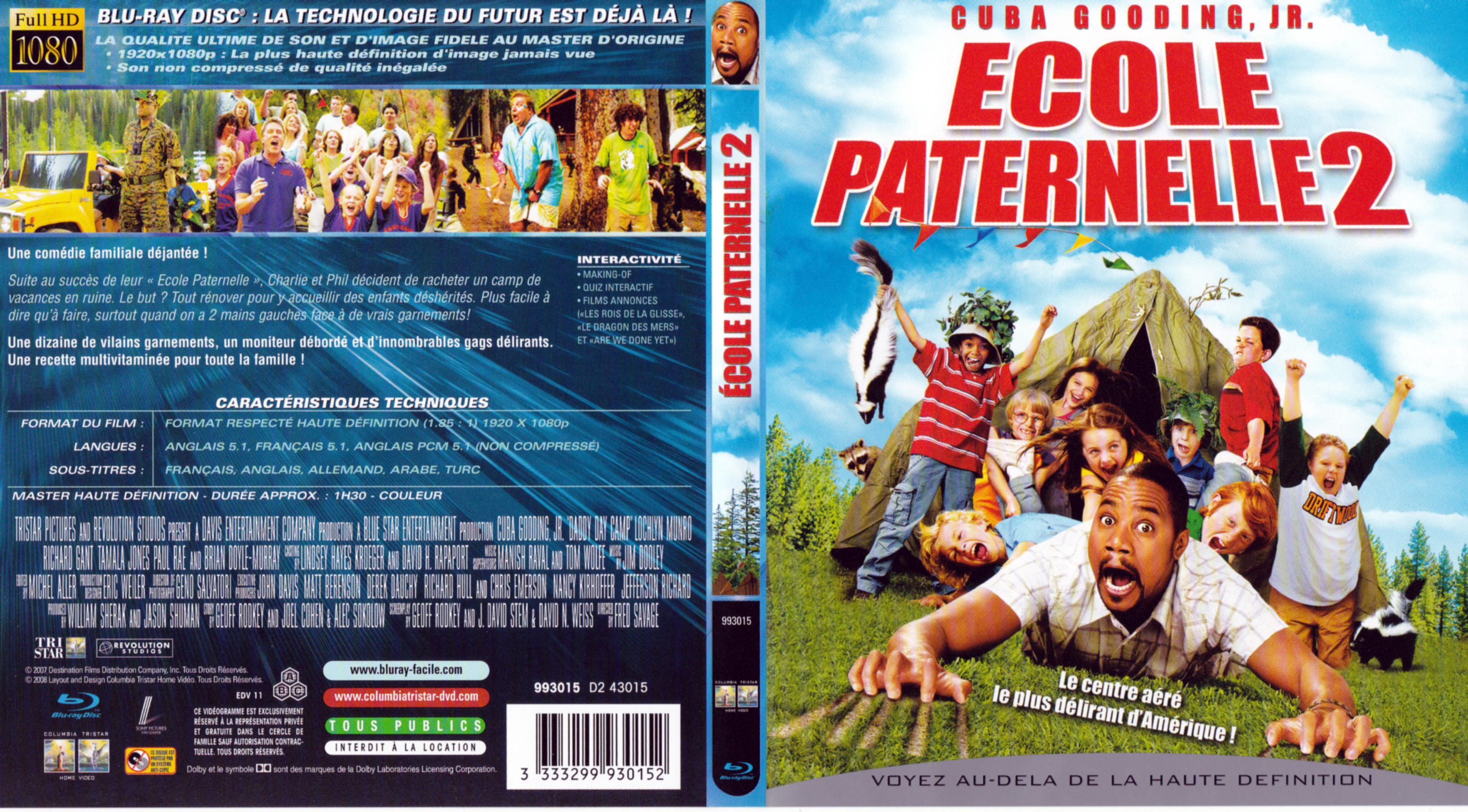 Jaquette DVD Ecole paternelle 2 (BLU-RAY)