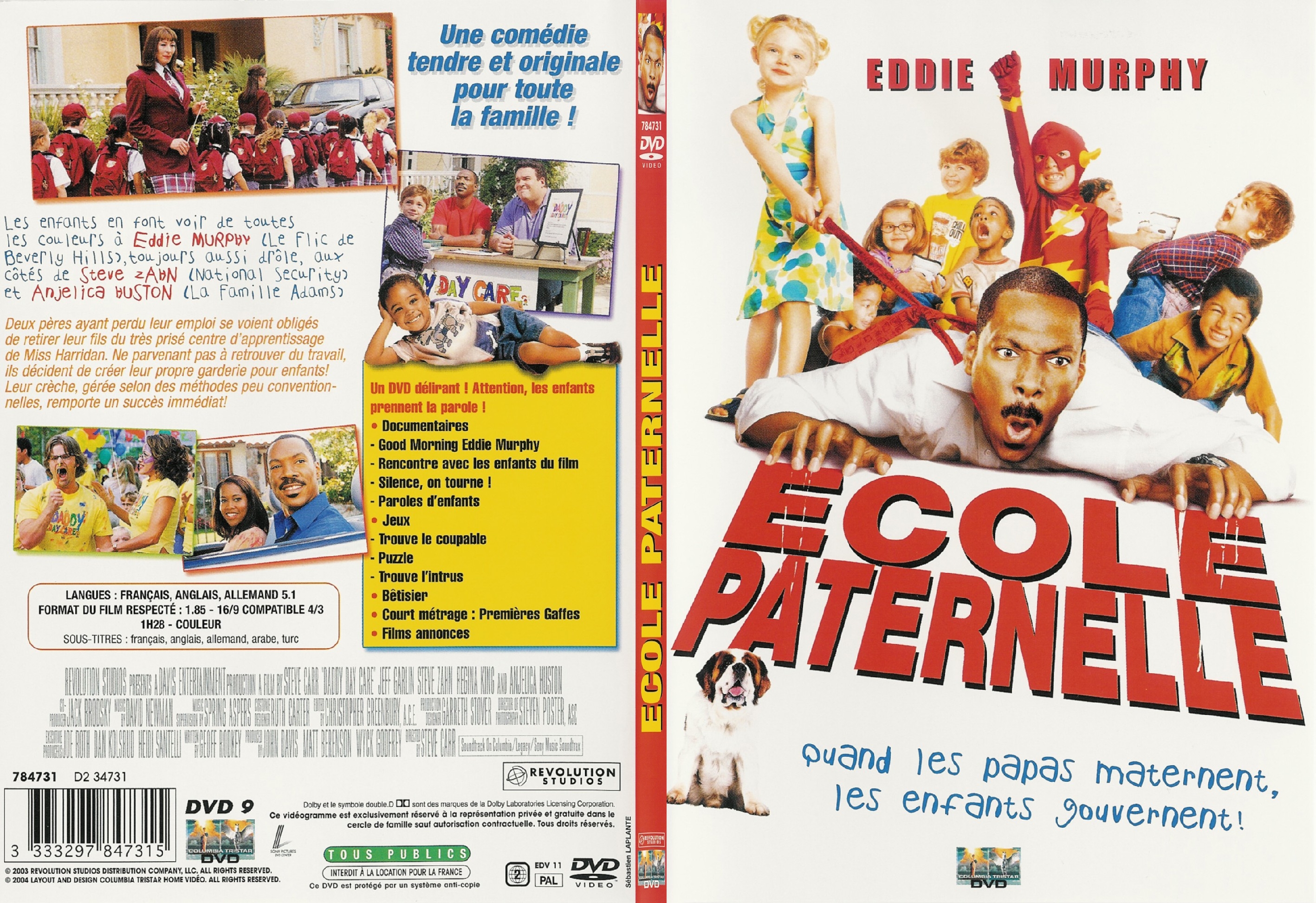 Jaquette DVD Ecole paternelle - SLIM