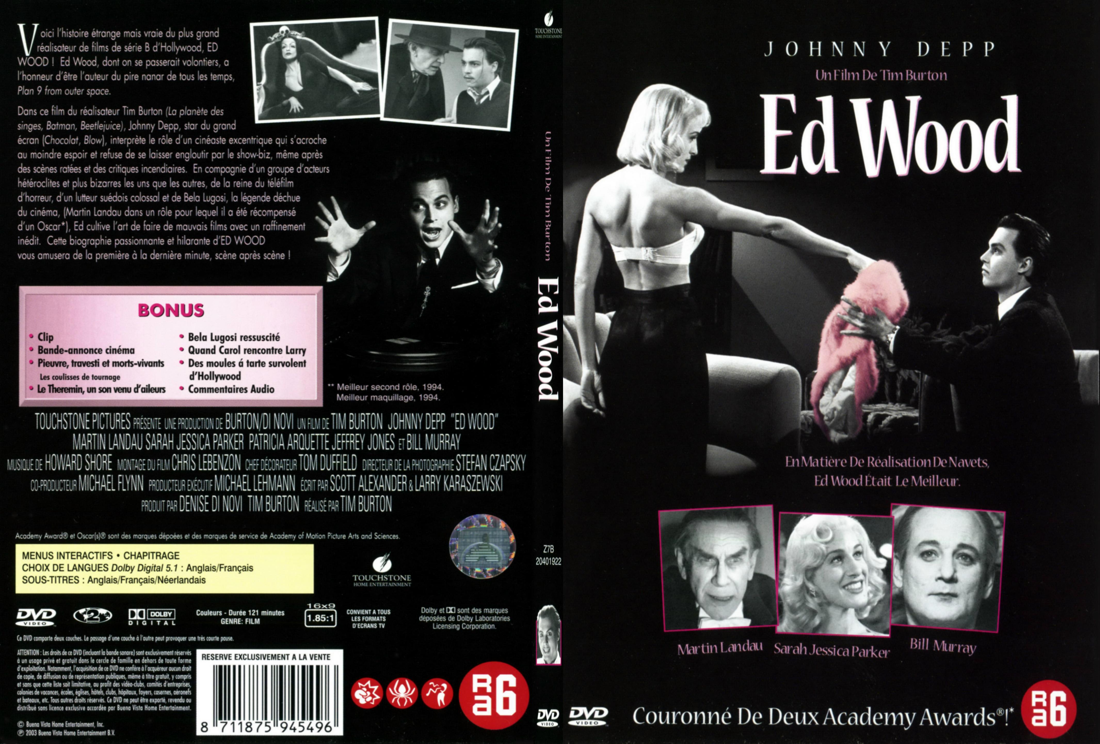Jaquette DVD Ed Wood - SLIM