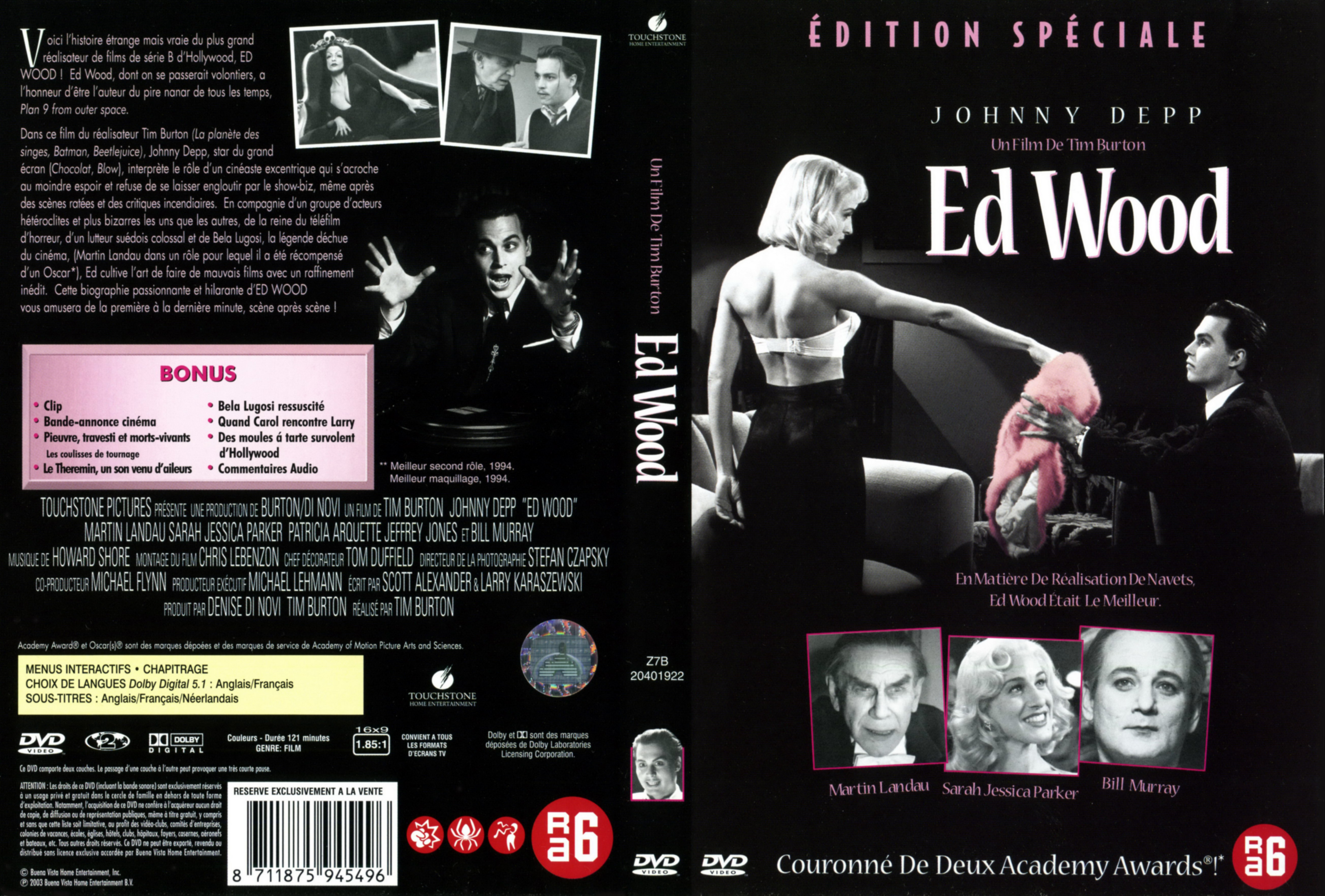Jaquette DVD Ed Wood v2