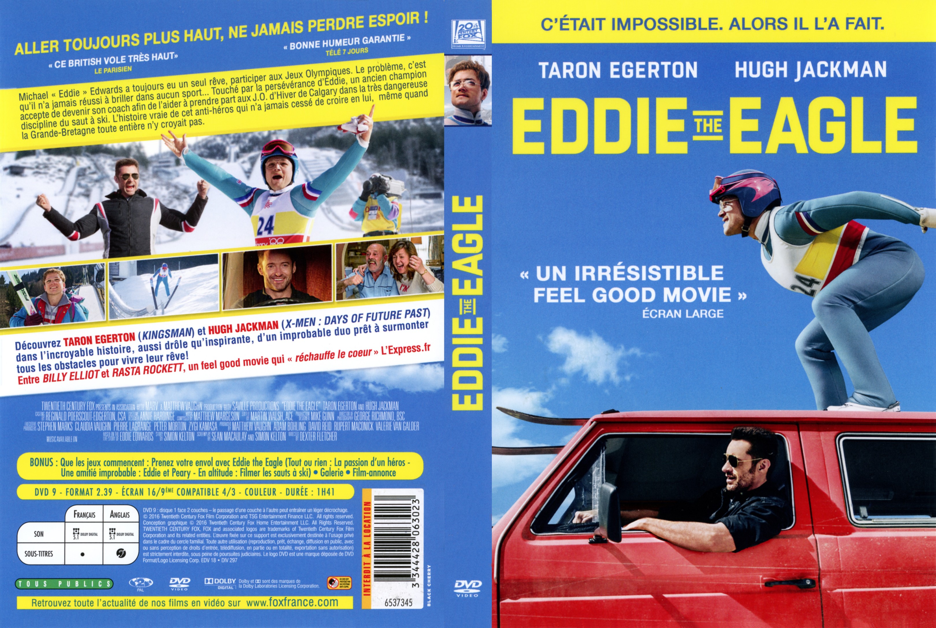Jaquette DVD Eddie the Eagle