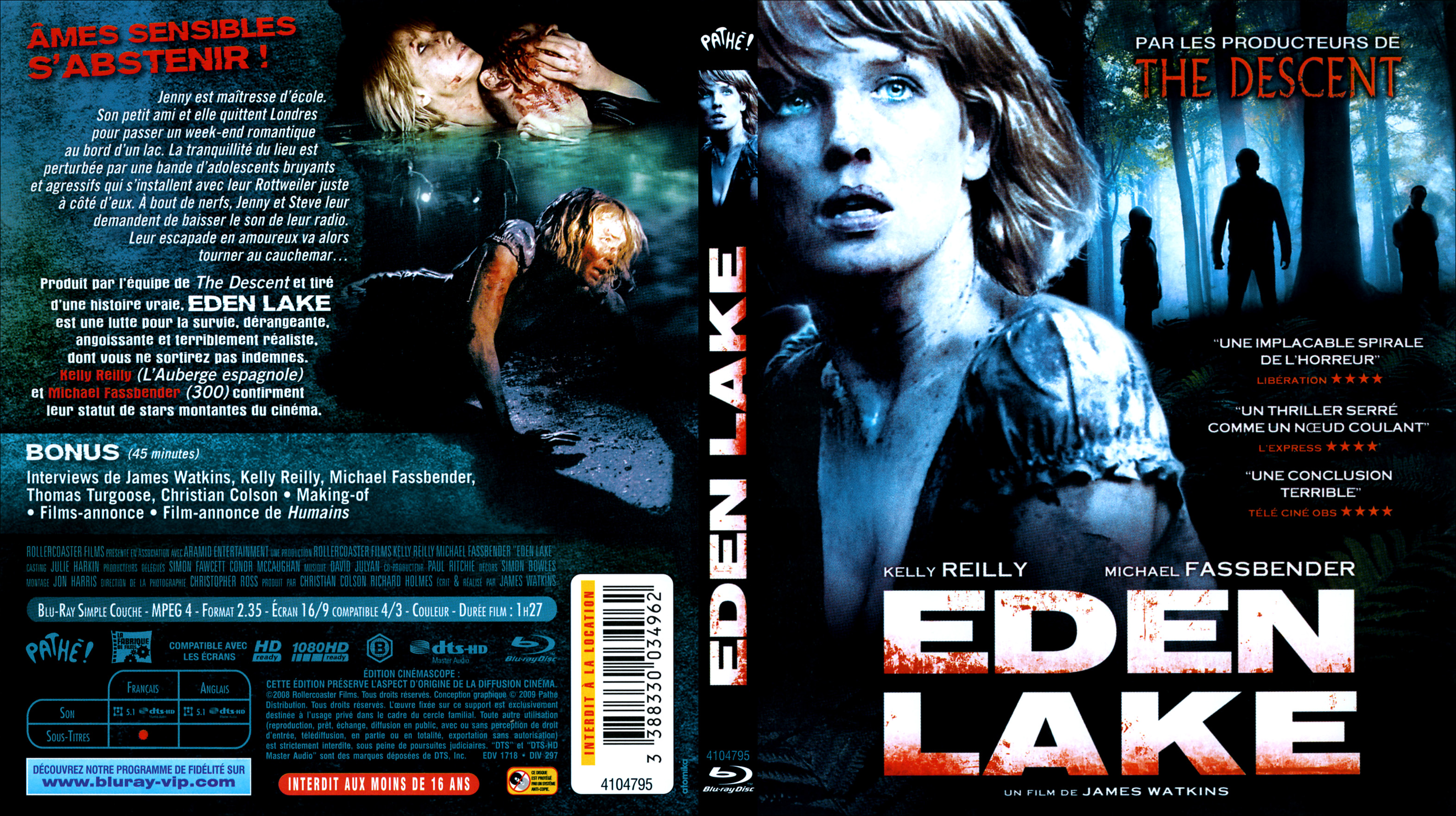 Jaquette DVD Eden lake (BLU-RAY)