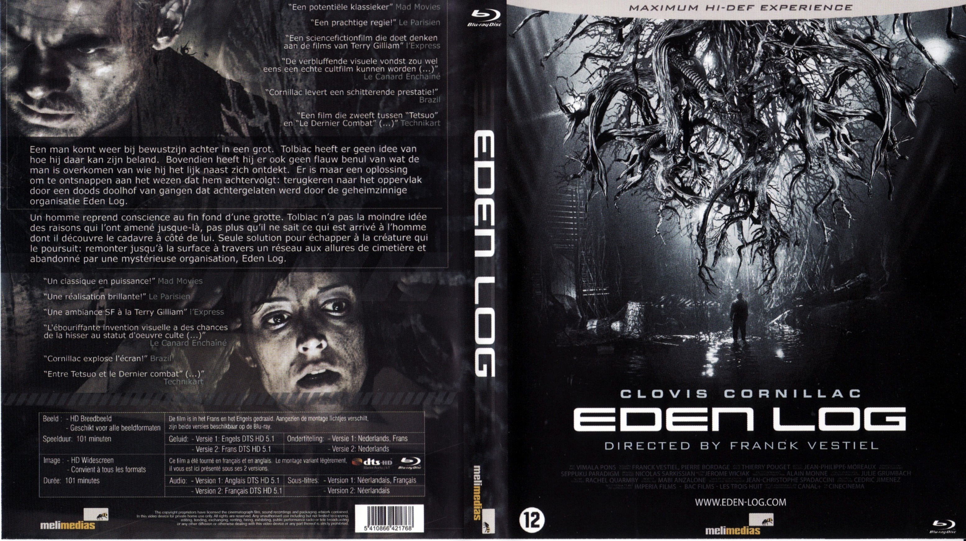 Jaquette DVD Eden log (BLU-RAY)