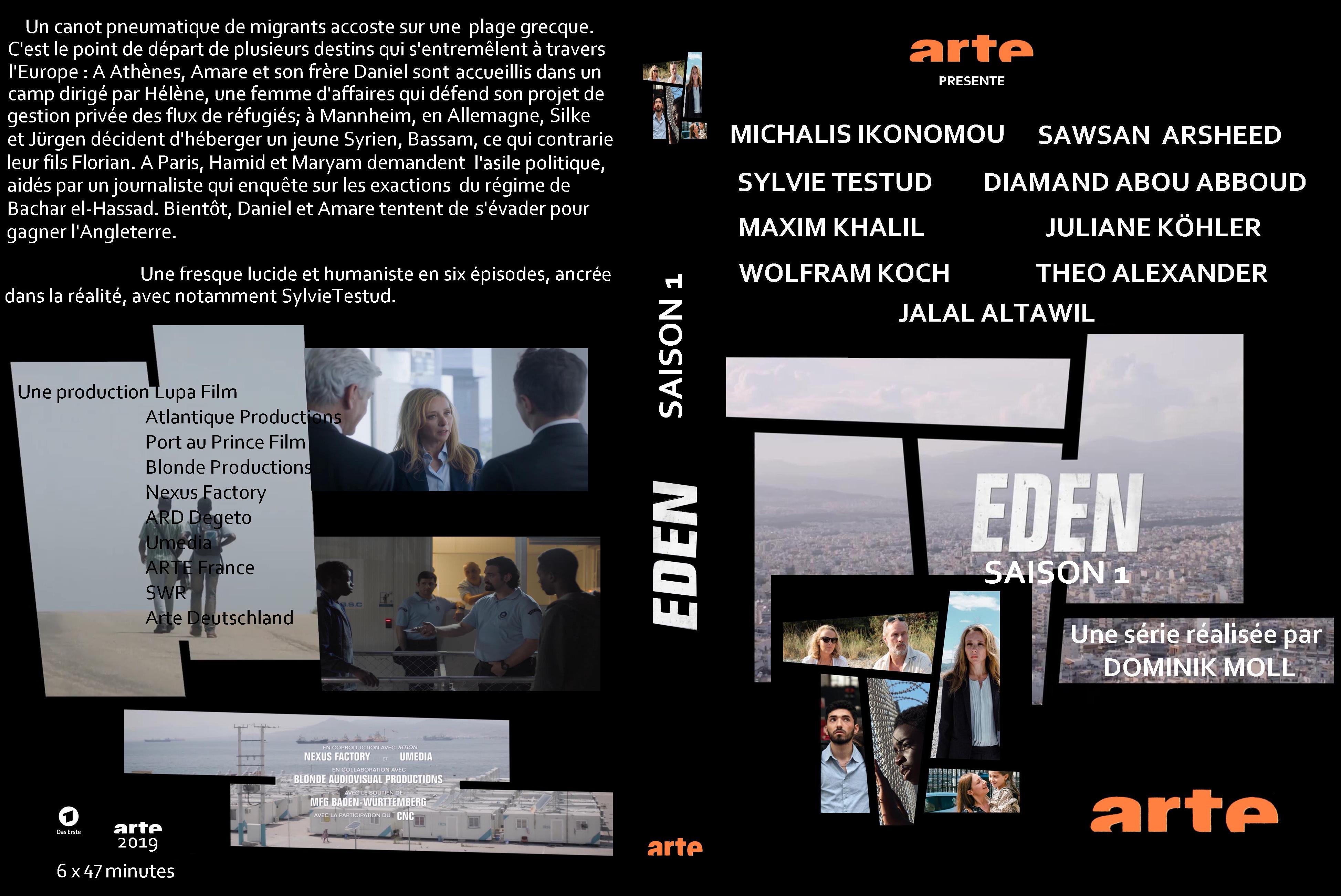 Jaquette DVD Eden saison 1 custom