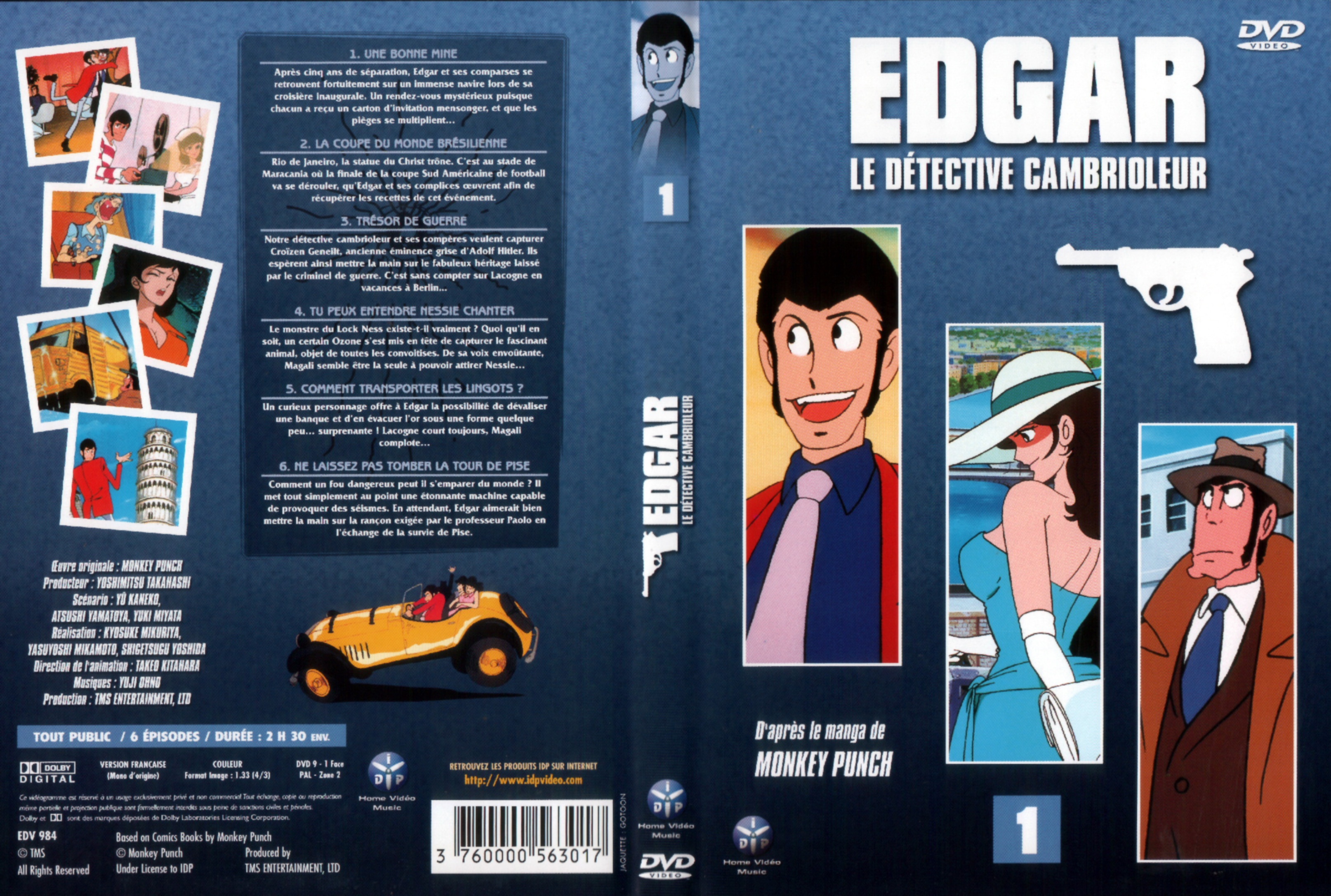 Jaquette DVD Edgar le detective cambrioleur DVD 01
