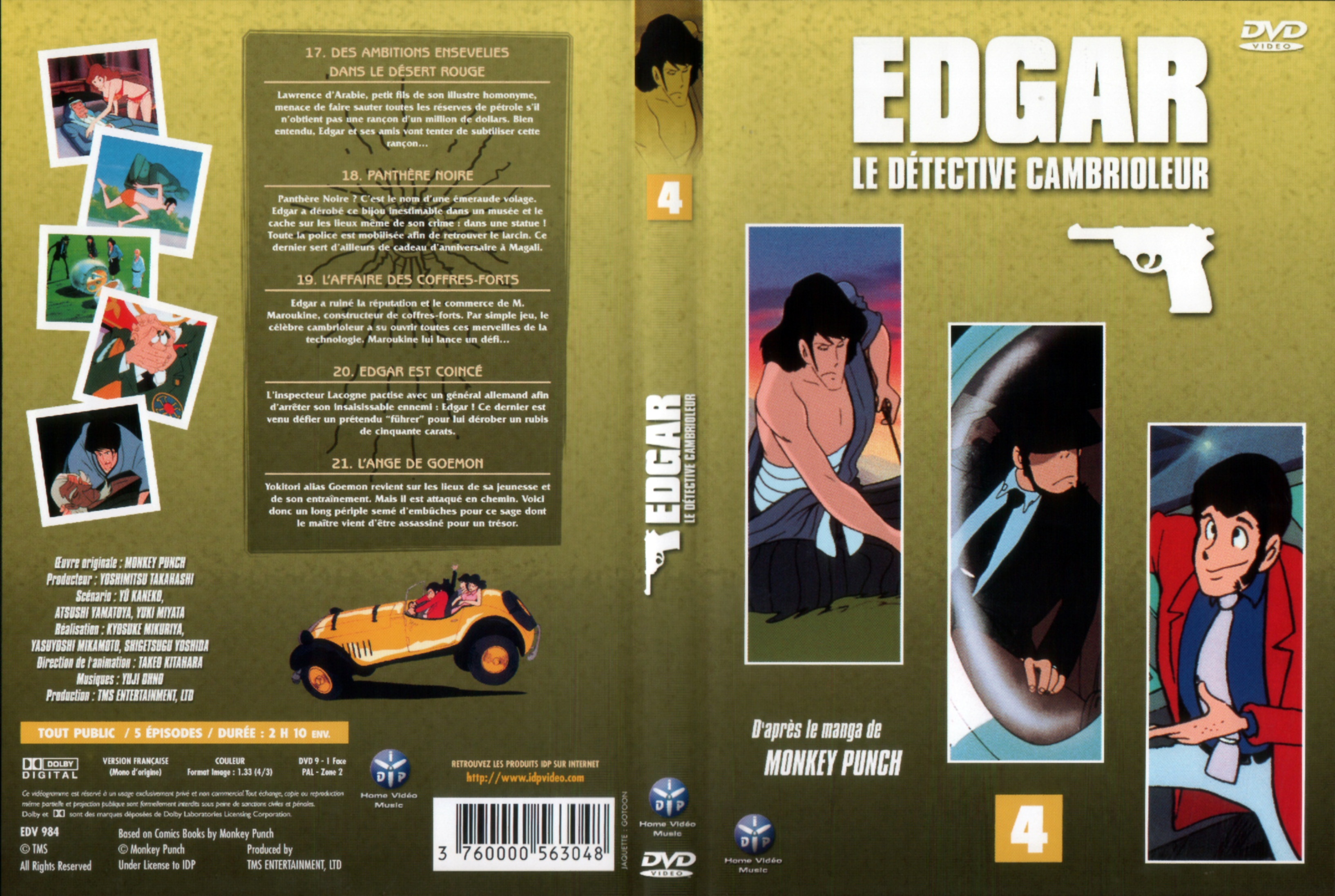 Jaquette DVD Edgar le detective cambrioleur DVD 04