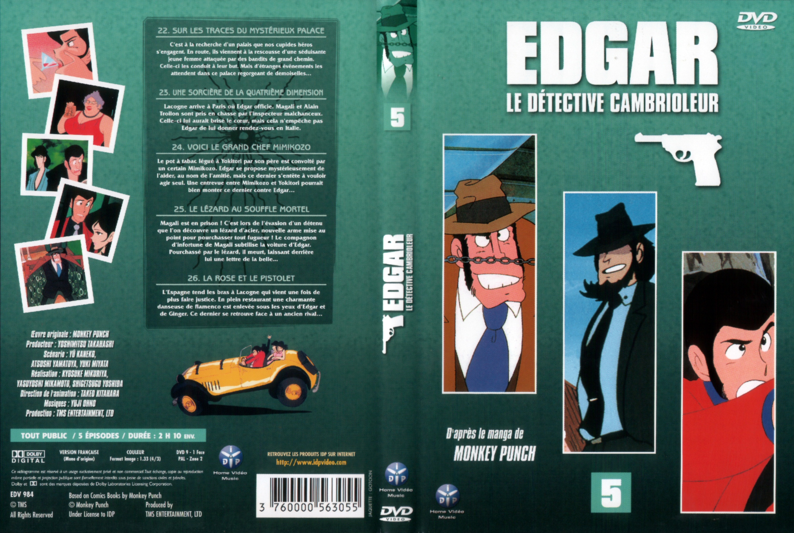 Jaquette DVD Edgar le detective cambrioleur DVD 05