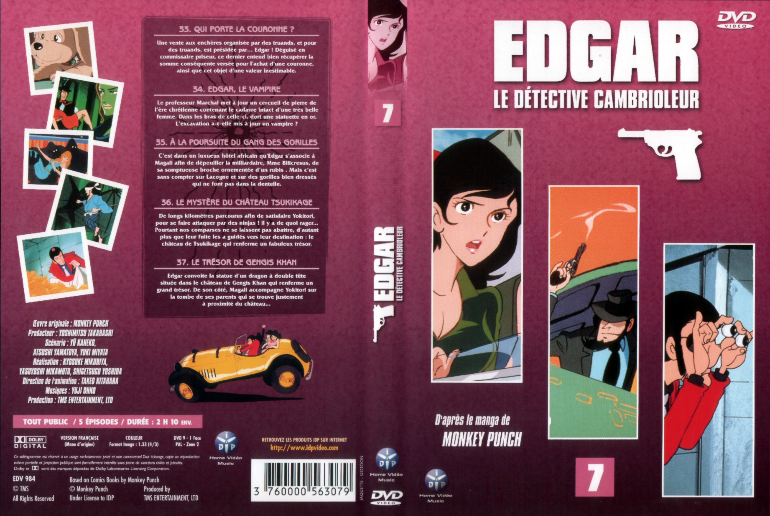 Jaquette DVD Edgar le detective cambrioleur DVD 07