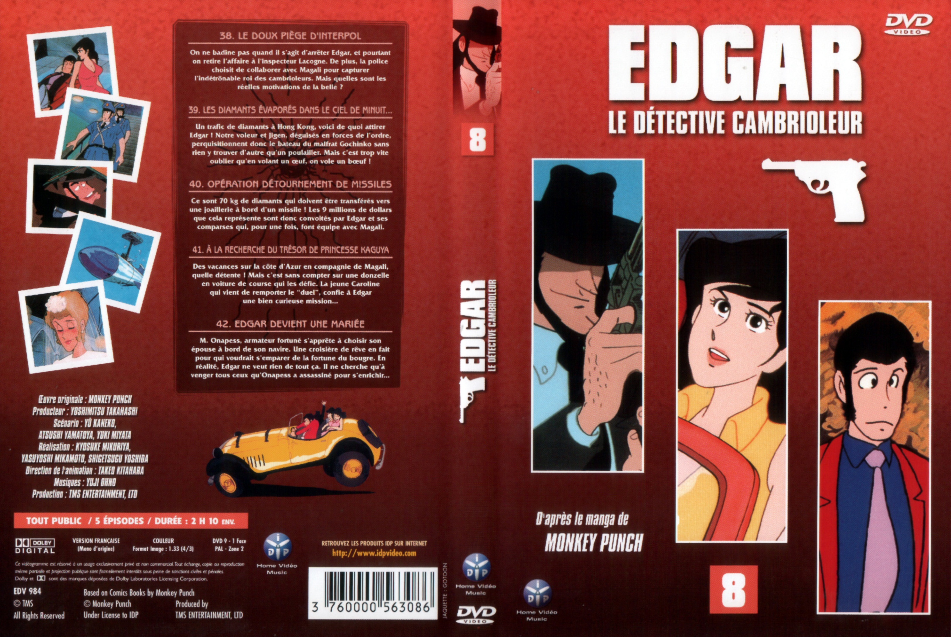 Jaquette DVD Edgar le detective cambrioleur DVD 08