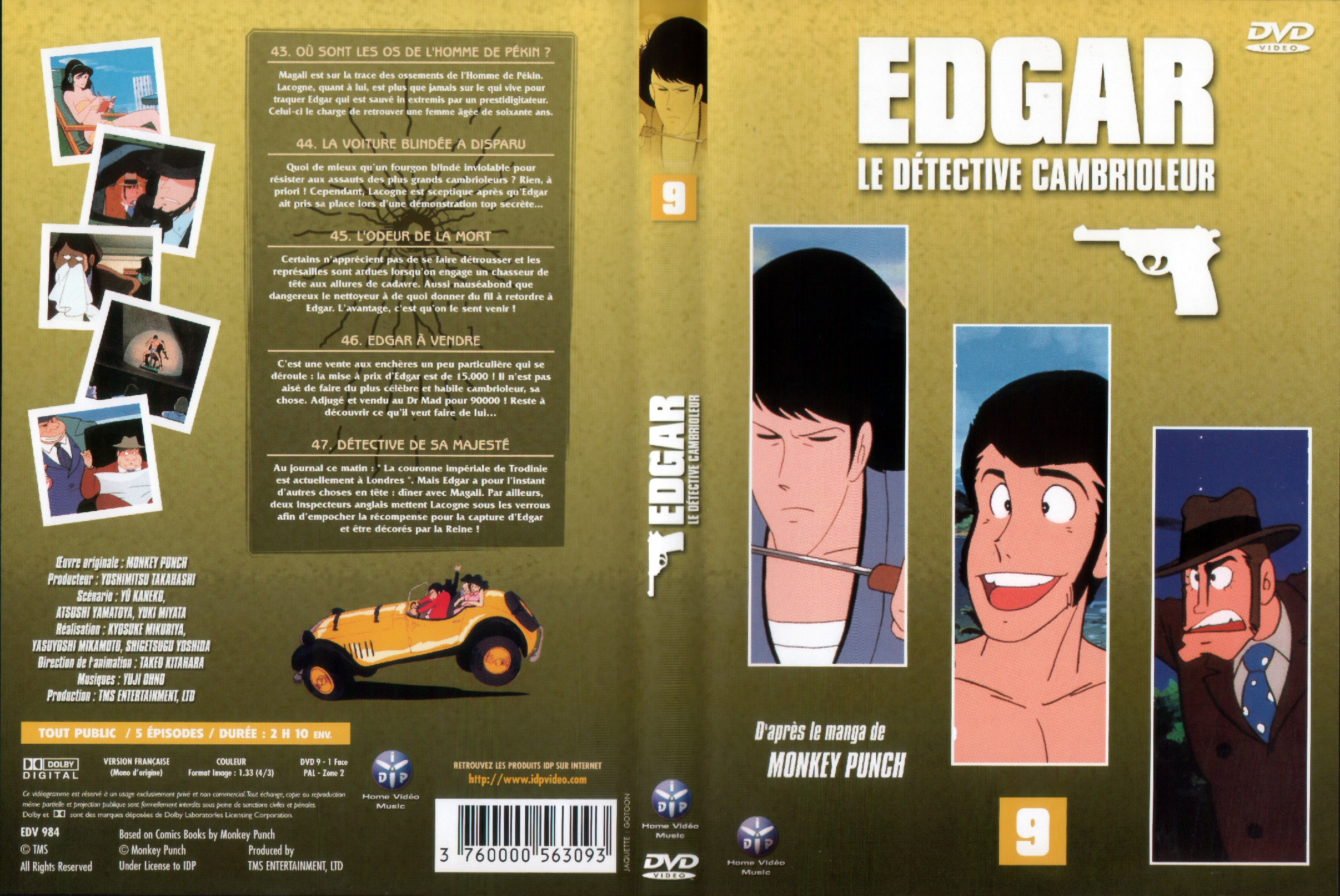 Jaquette DVD Edgar le detective cambrioleur DVD 09