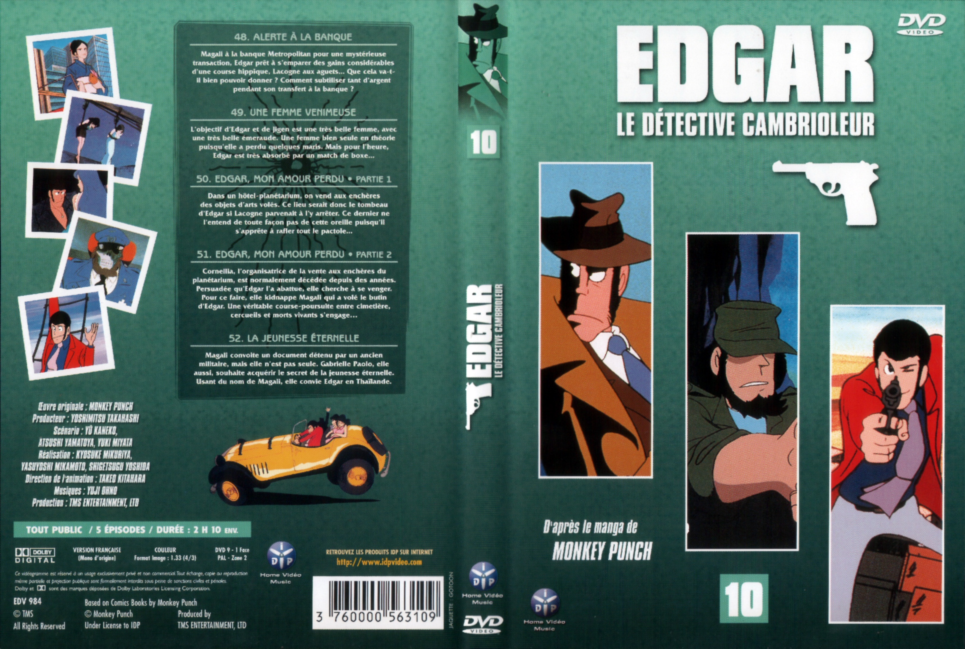 Jaquette DVD Edgar le detective cambrioleur DVD 10