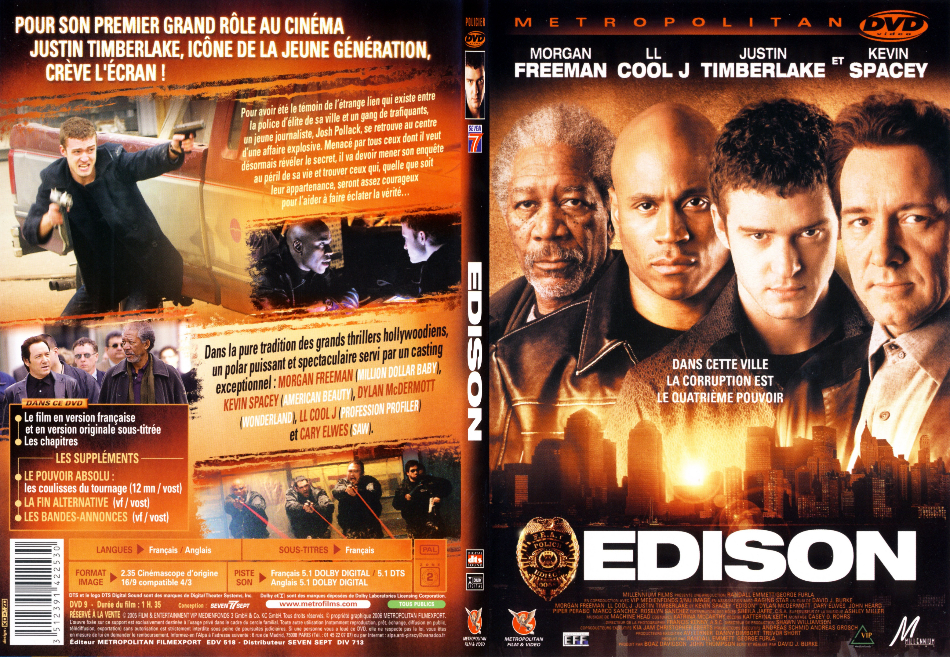 Jaquette DVD Edison - SLIM