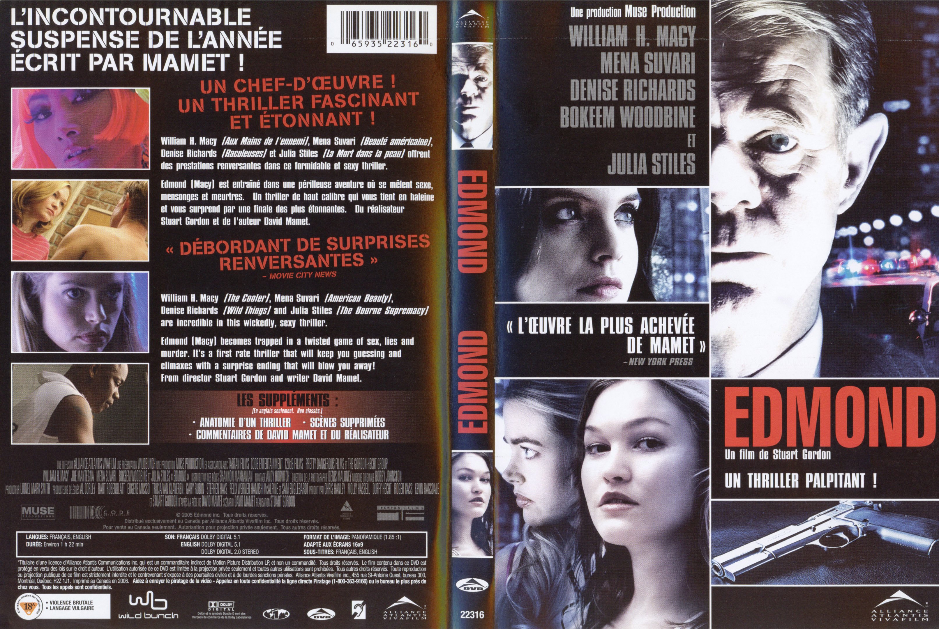 Jaquette DVD Edmond v2