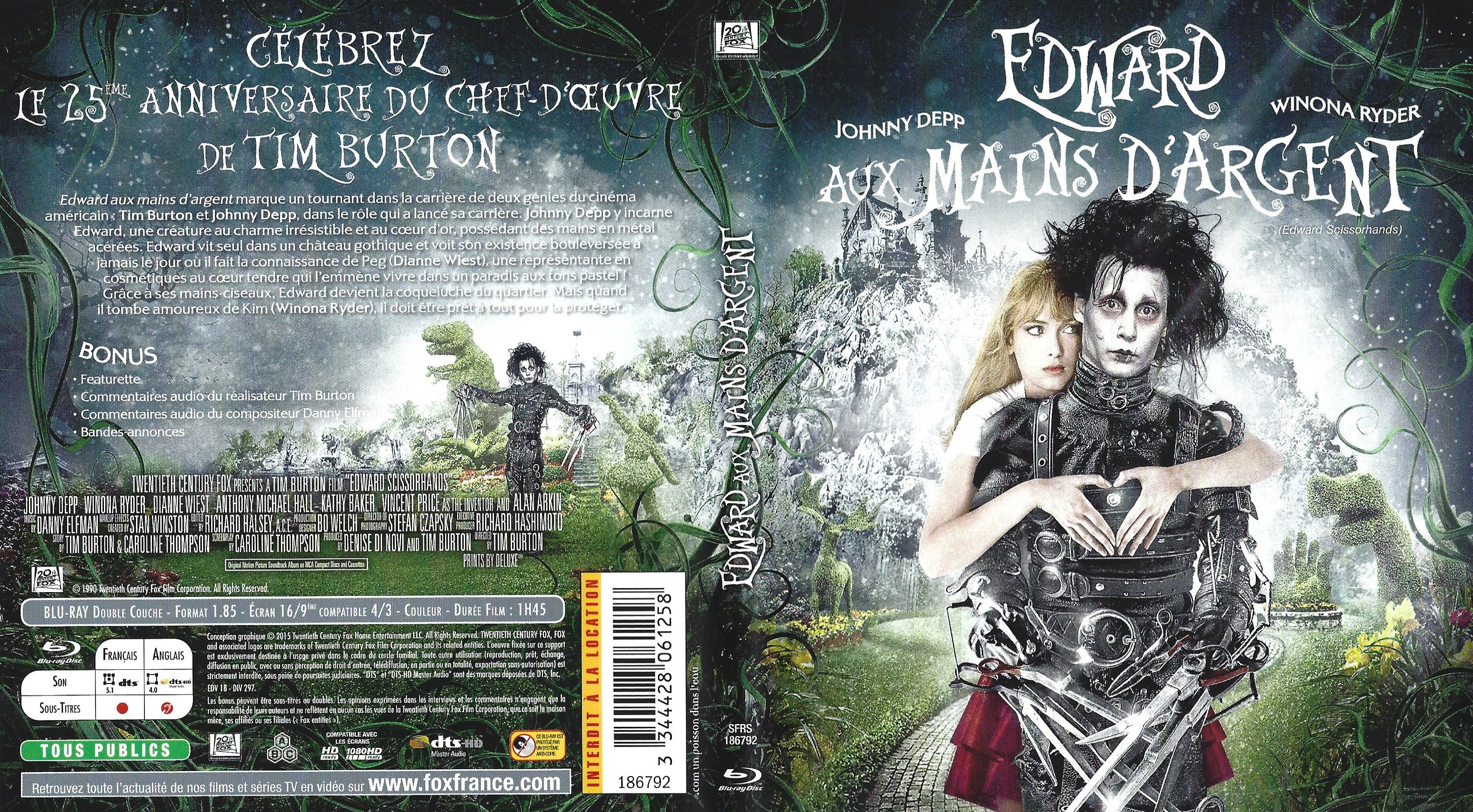 Jaquette DVD Edward aux mains d