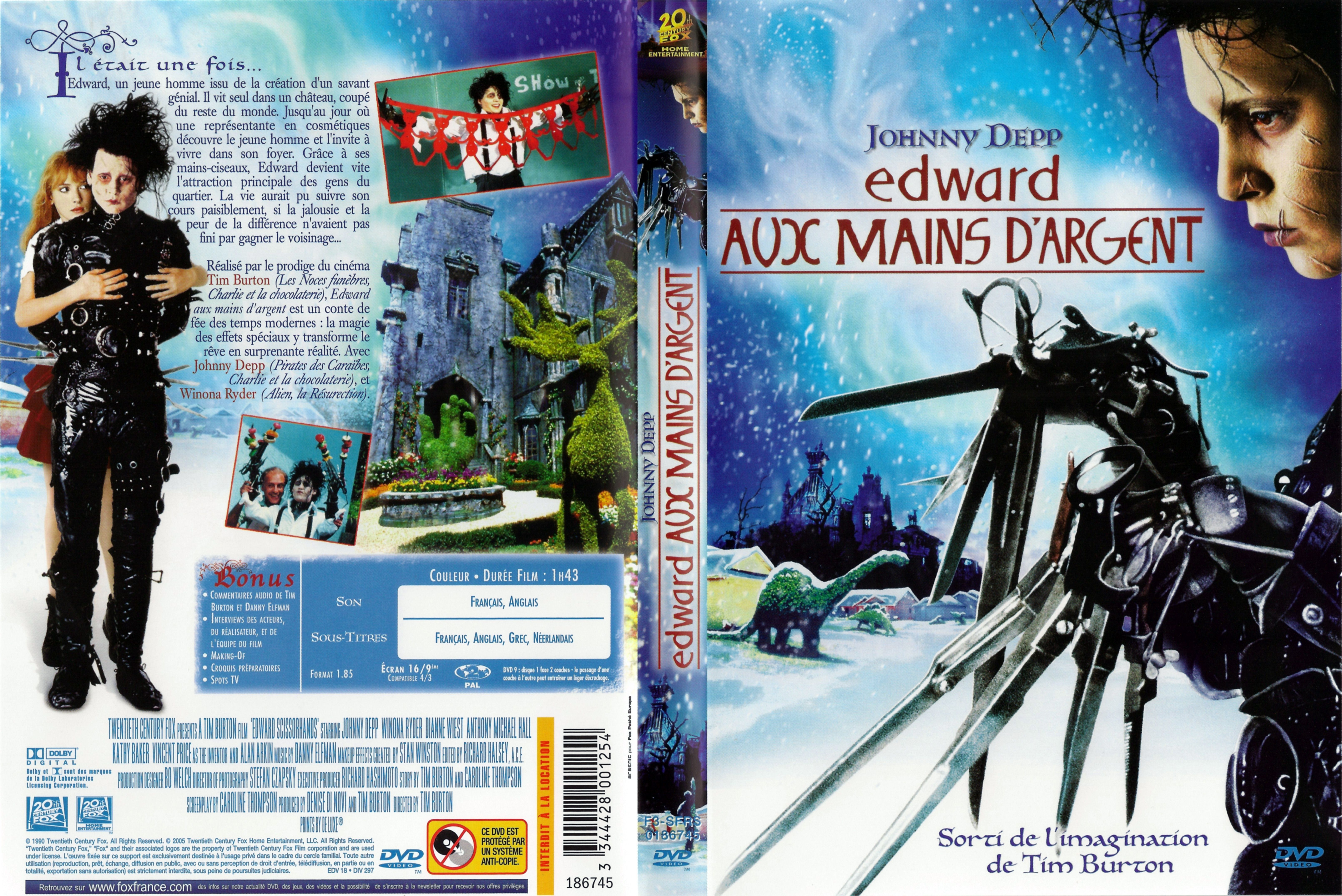 Jaquette DVD Edward aux mains d