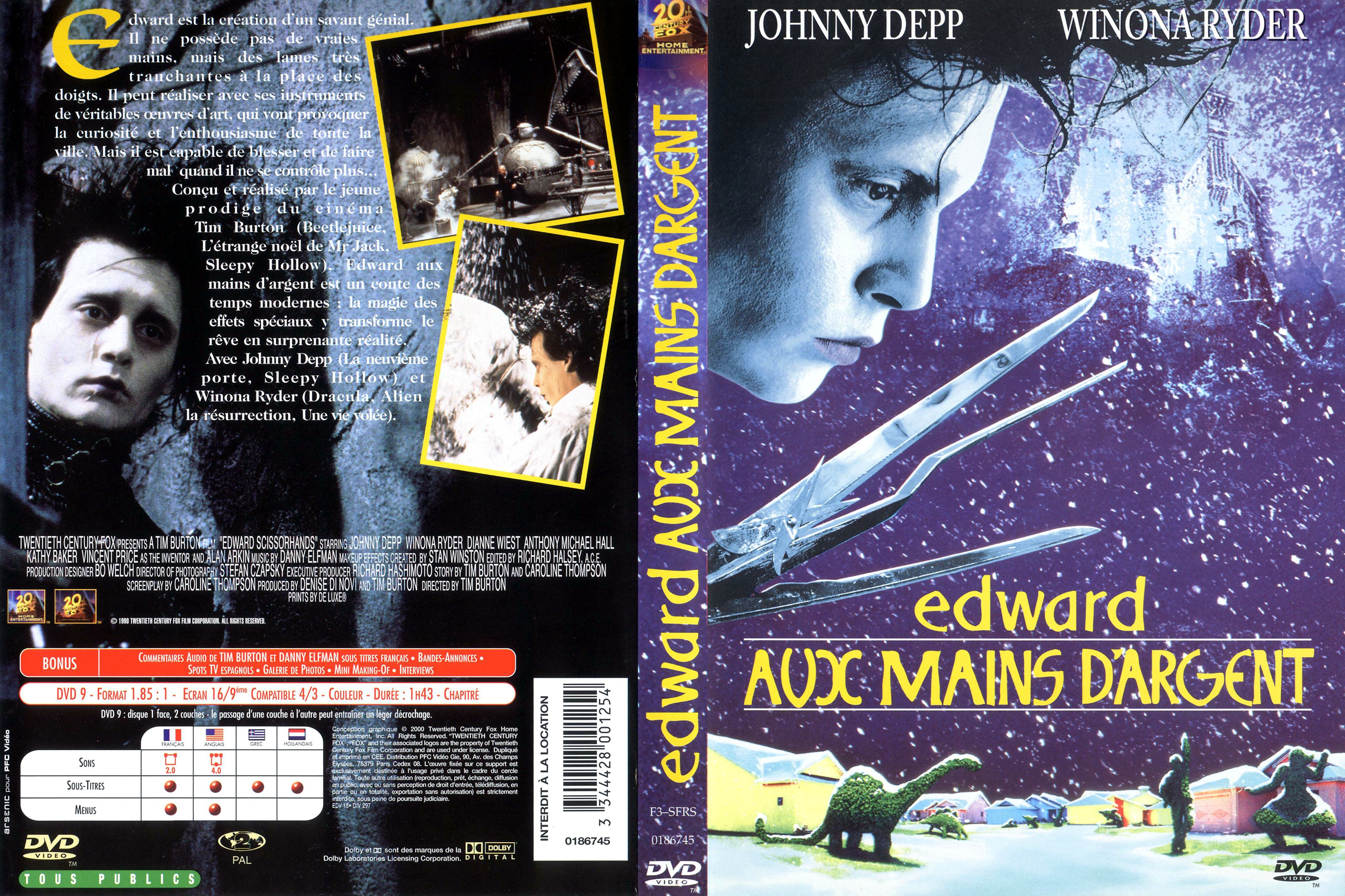 Jaquette DVD Edward aux mains d