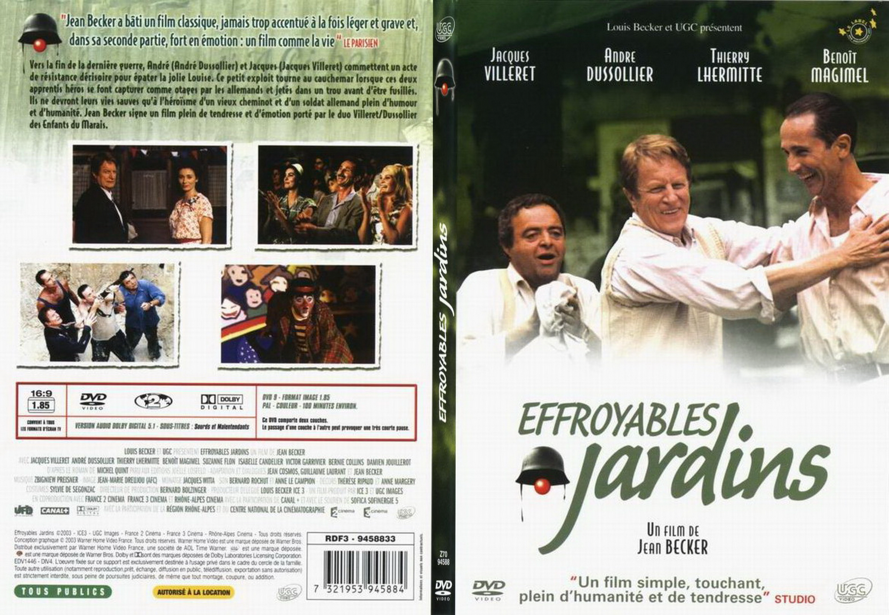 Jaquette DVD Effroyables jardins - SLIM