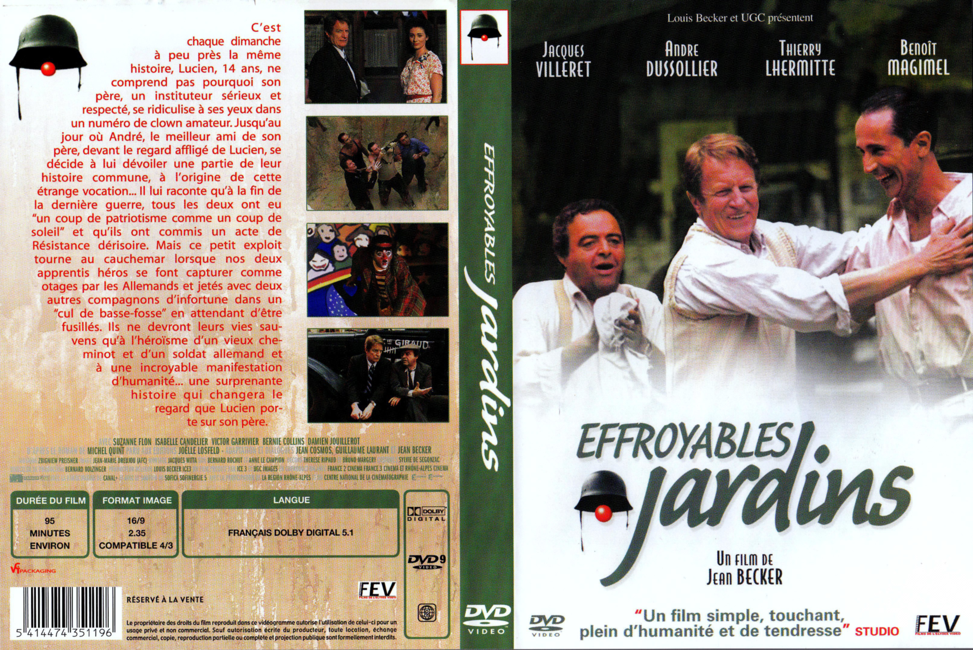Jaquette DVD Effroyables jardins v2