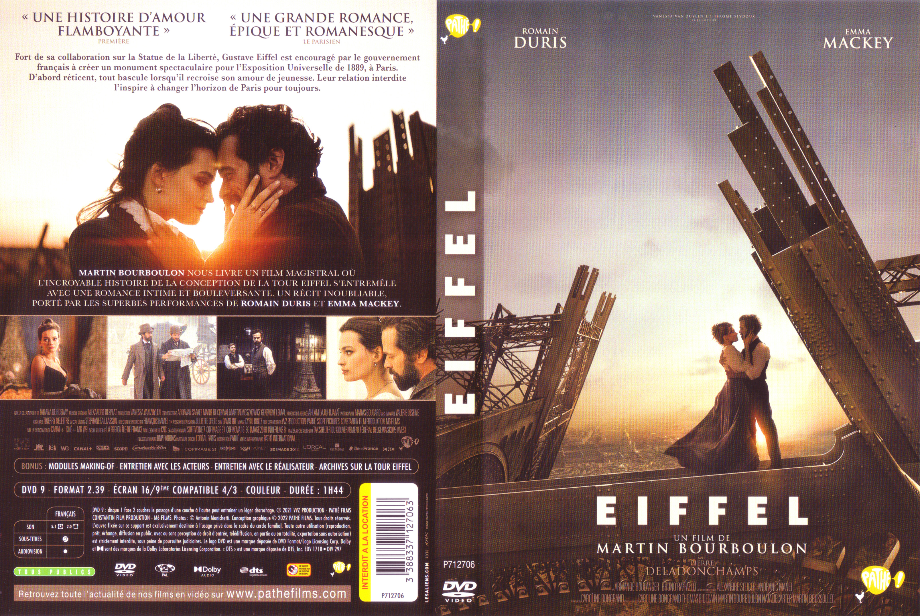 Jaquette DVD Eiffel