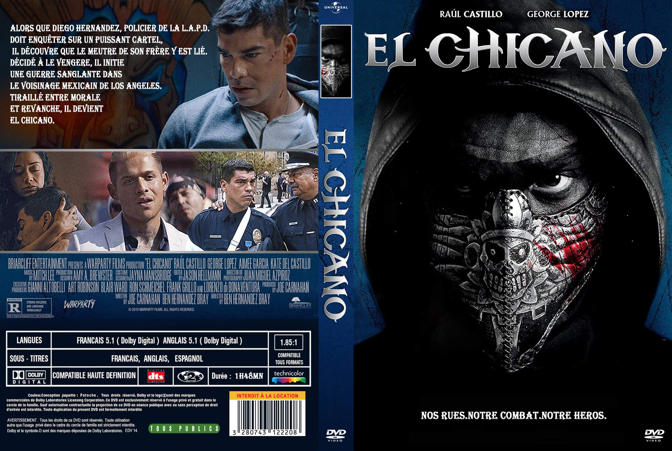 Jaquette DVD El Chicano custom